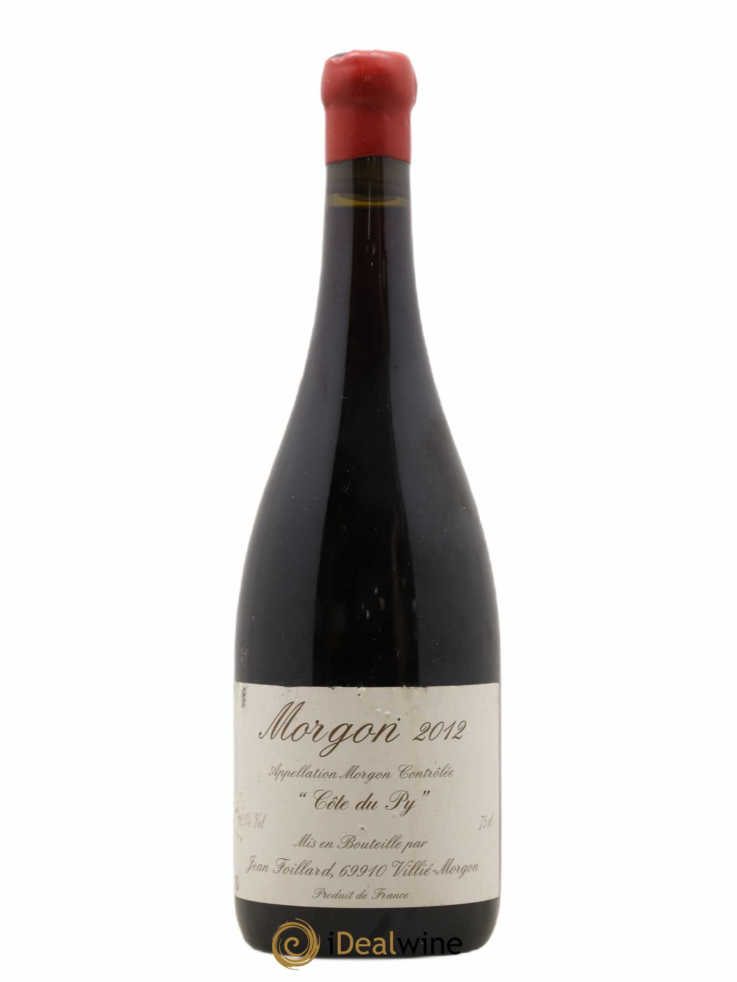 Morgon Côte du Py Jean Foillard 2012 - Lot de 1 bouteille - 0