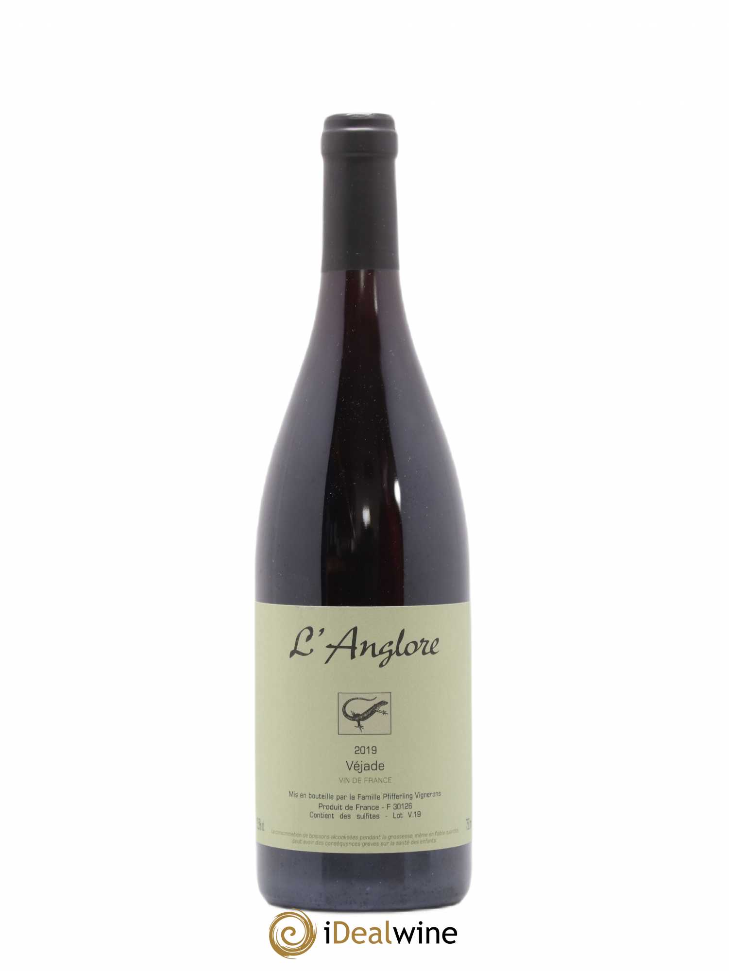 Vin de France Véjade L'Anglore 2019 - Lot de 1 bouteille - 0