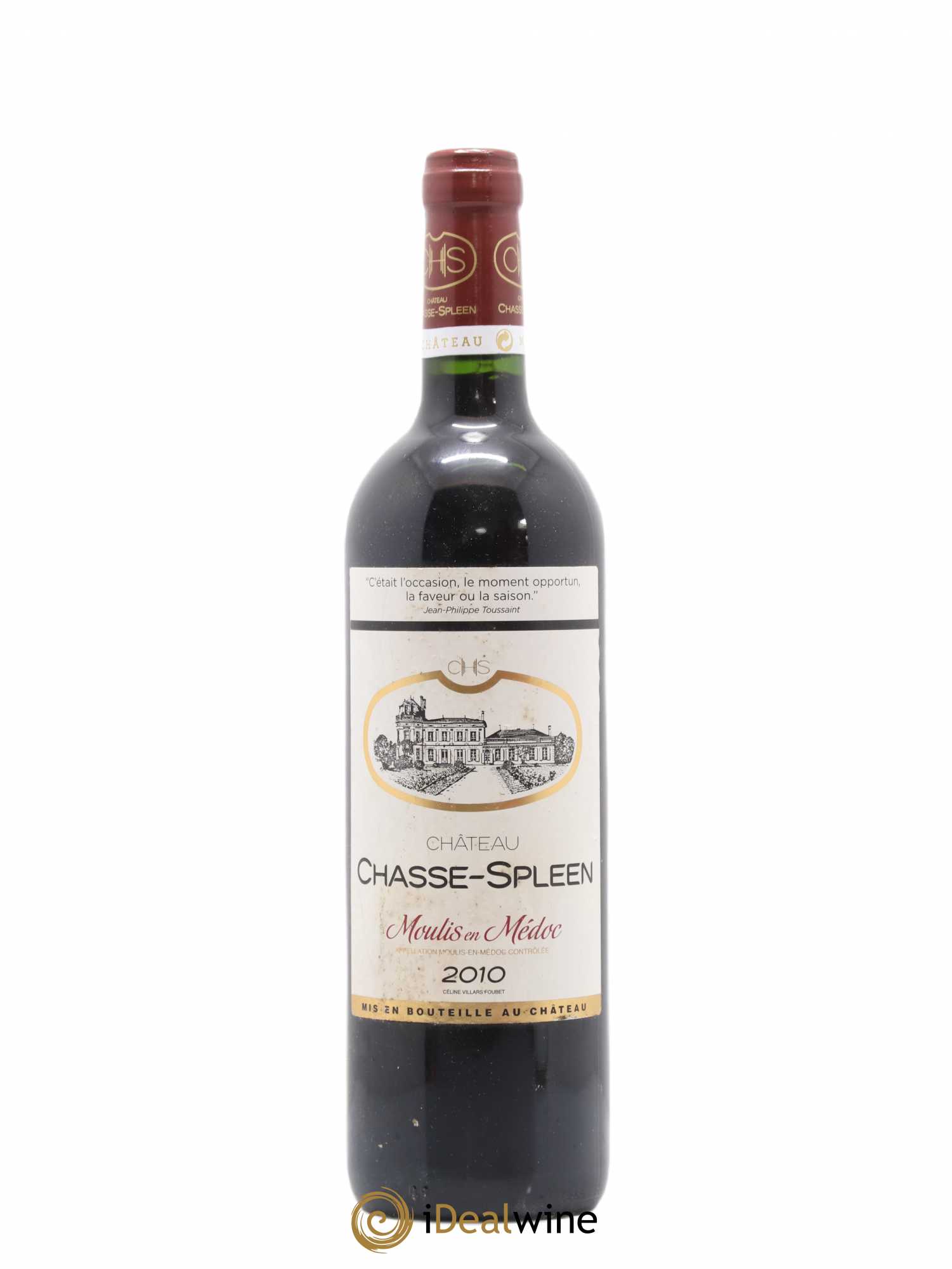 Château Chasse Spleen 2010 - Lot de 1 bouteille - 0