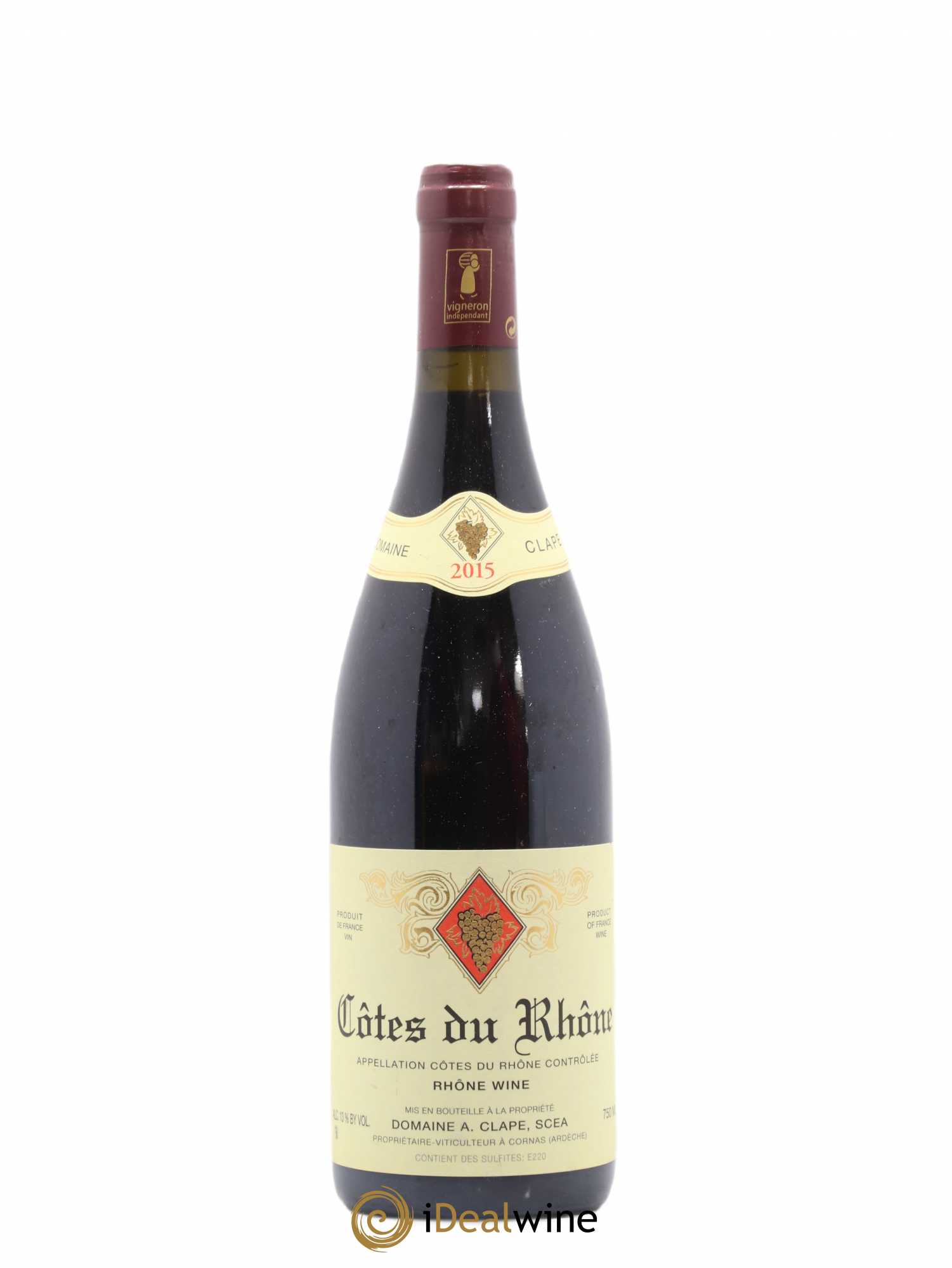 Côtes-du-Rhône Auguste Clape 2015 - Lot de 1 bouteille - 0