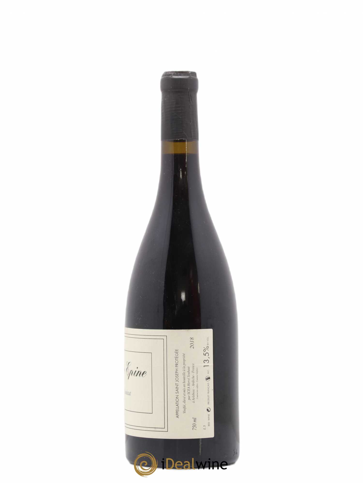 Saint-Joseph Sainte Epine Hervé Souhaut - Domaine Romaneaux-Destezet 2018 - Lot de 1 bouteille - 1