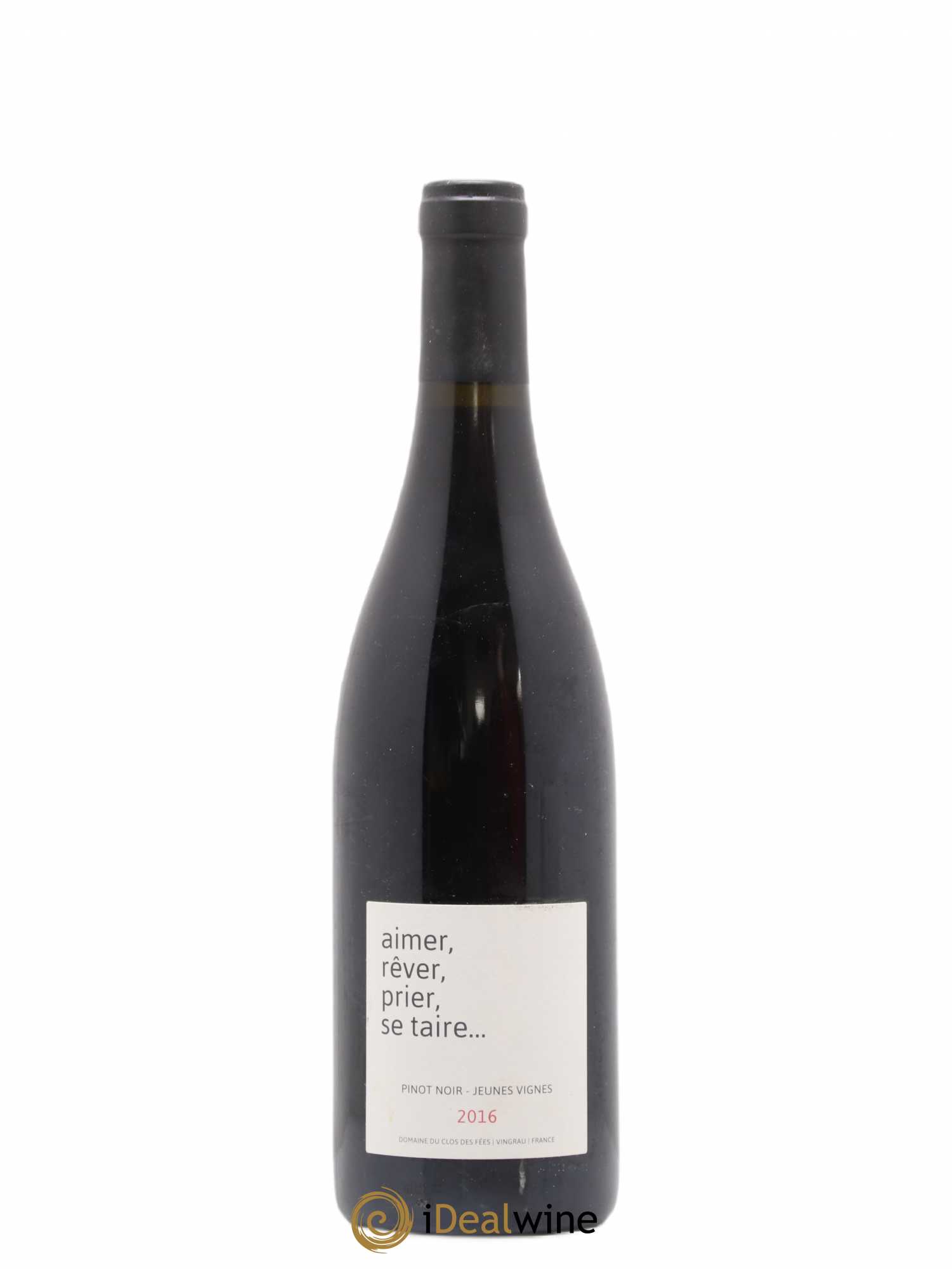 Côtes Catalanes Clos des Fées Aimer Rêver Prier Se taire Hervé Bizeul 2016 - Lot de 1 bouteille - 0