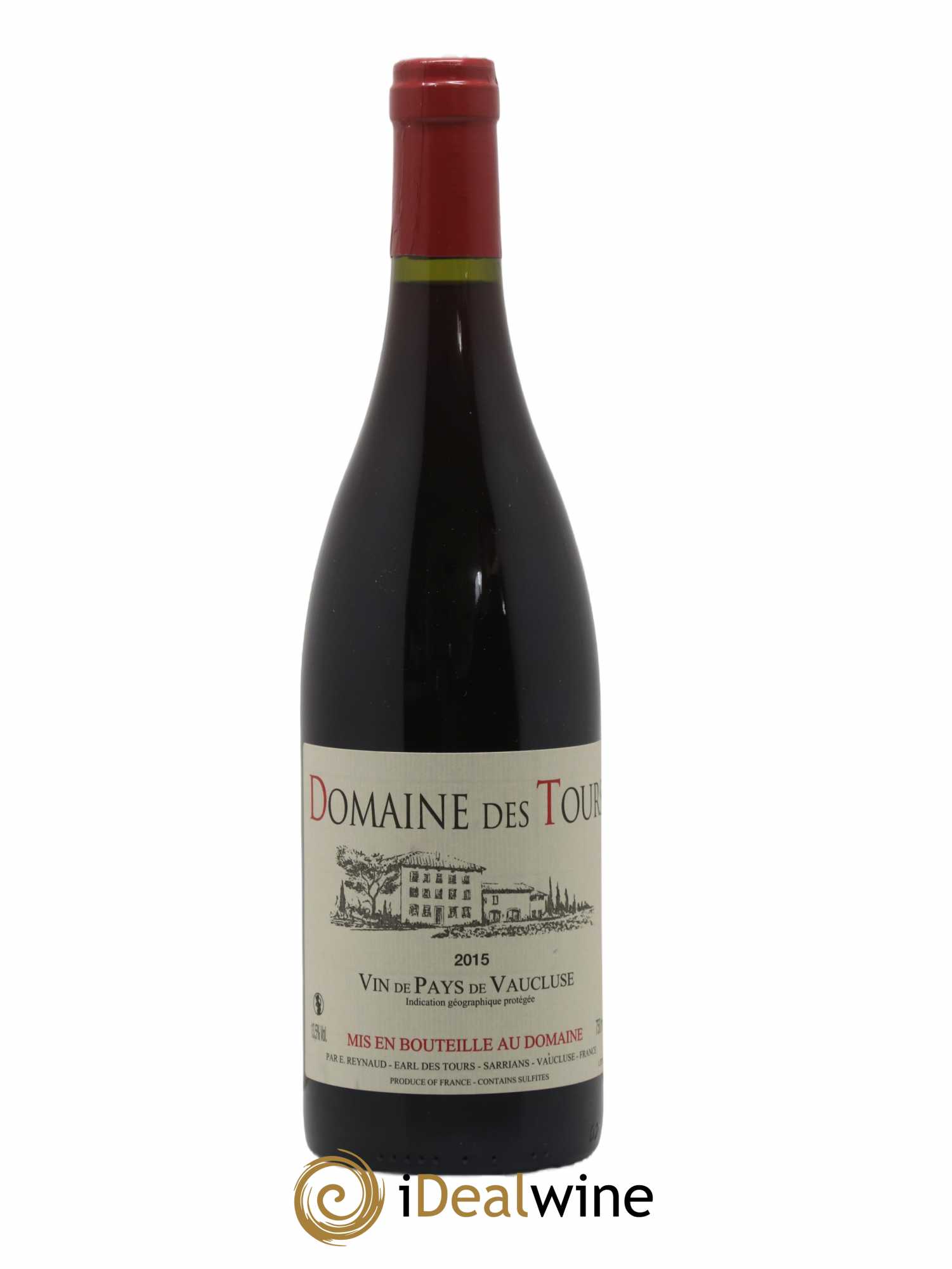 Vaucluse (Vin de Pays de Vaucluse) Domaine des Tours Emmanuel Reynaud 2015 - Lot de 1 bouteille - 0