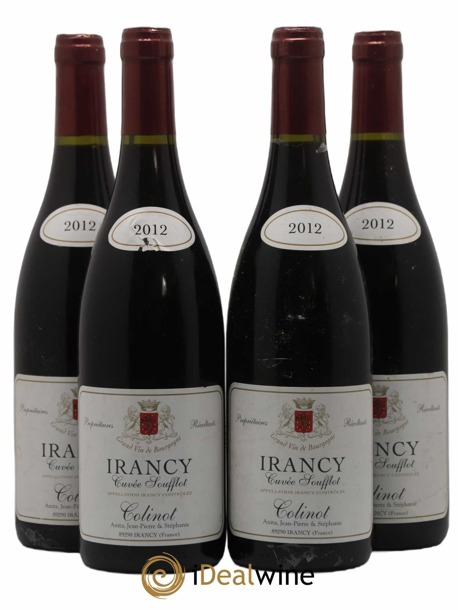 Irancy Cuvée Soufflot Colinot 2012 - Posten von 4 Flaschen - 0