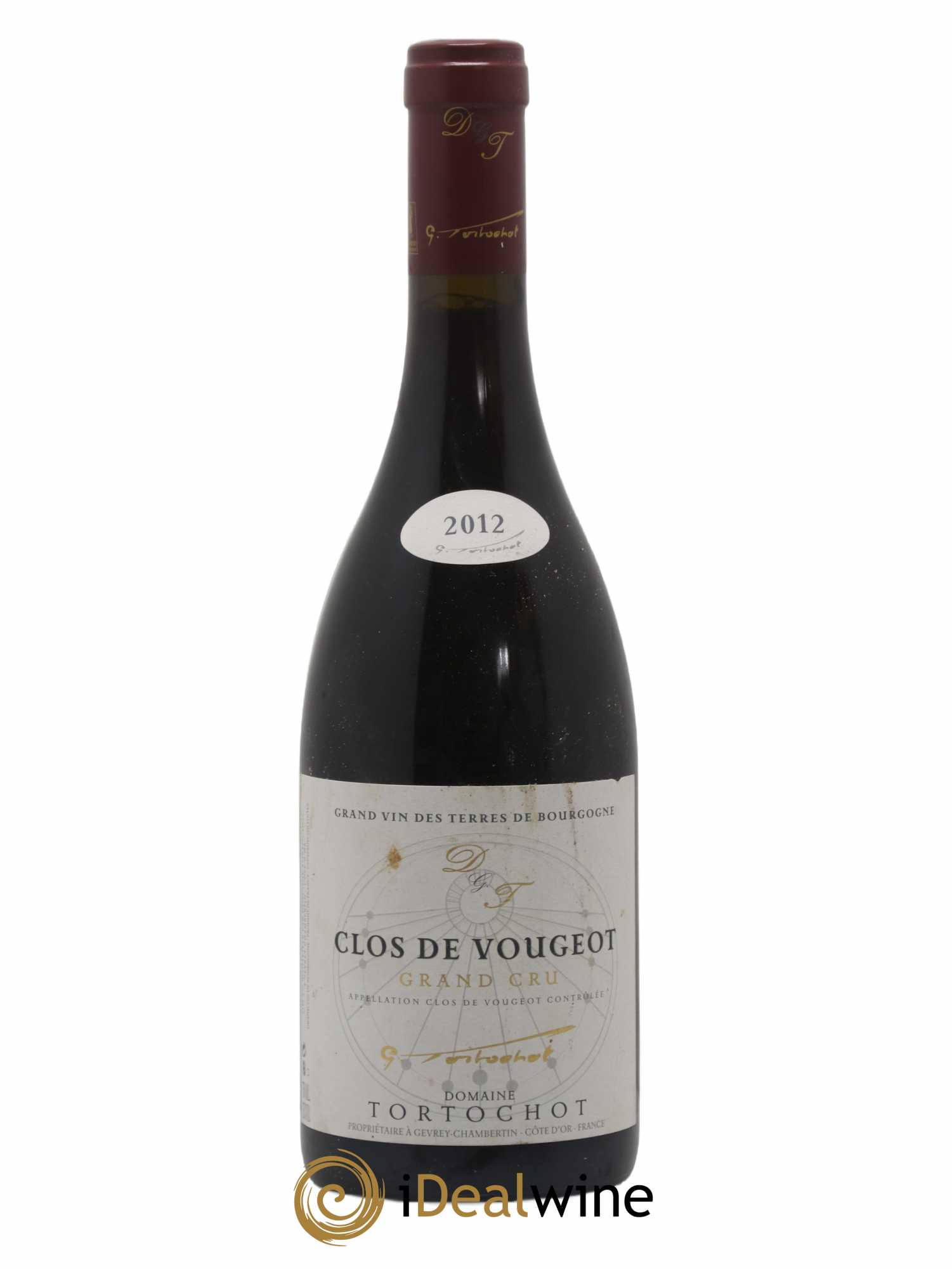 Clos de Vougeot Grand Cru Tortochot (Domaine) 2012 - Lot de 1 bouteille - 0