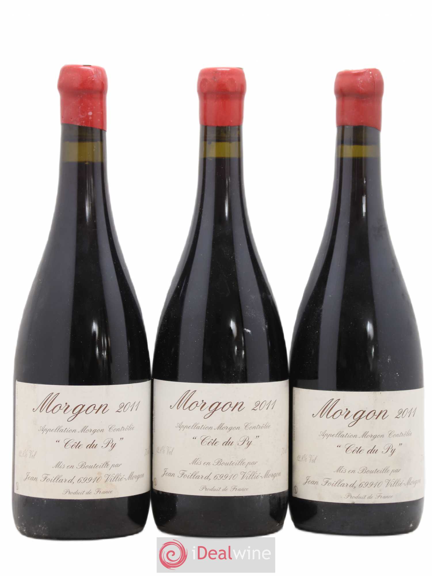 Morgon Côte du Py Jean Foillard 2011 - Lot de 3 bouteilles - 0