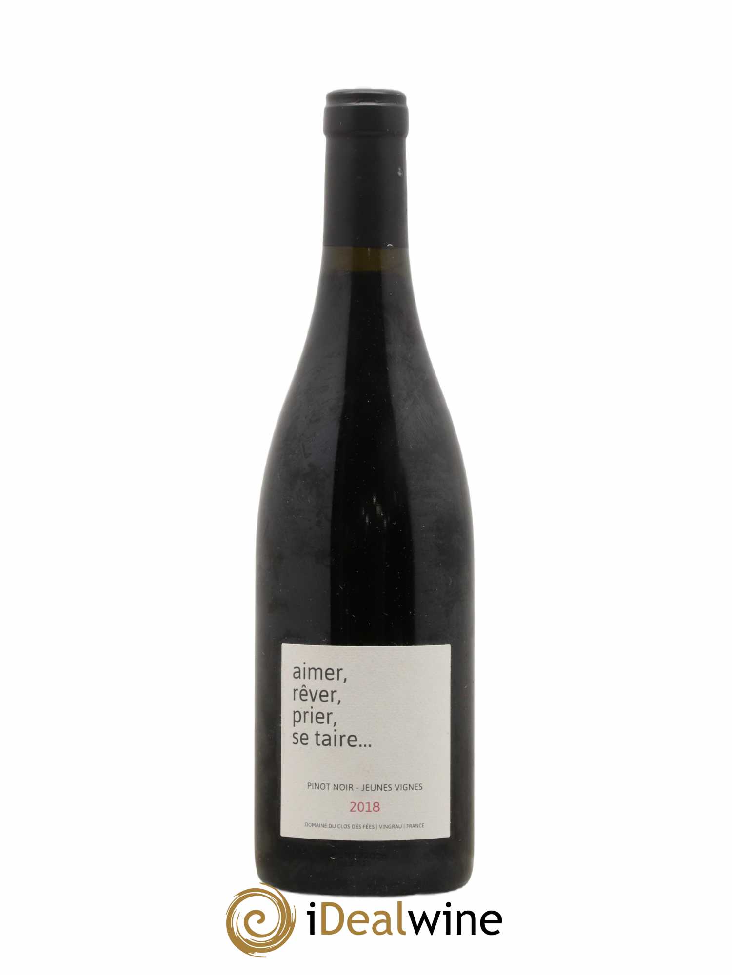Côtes Catalanes Clos des Fées Aimer Rêver Prier Se taire Hervé Bizeul 2018 - Lot de 1 bouteille - 0
