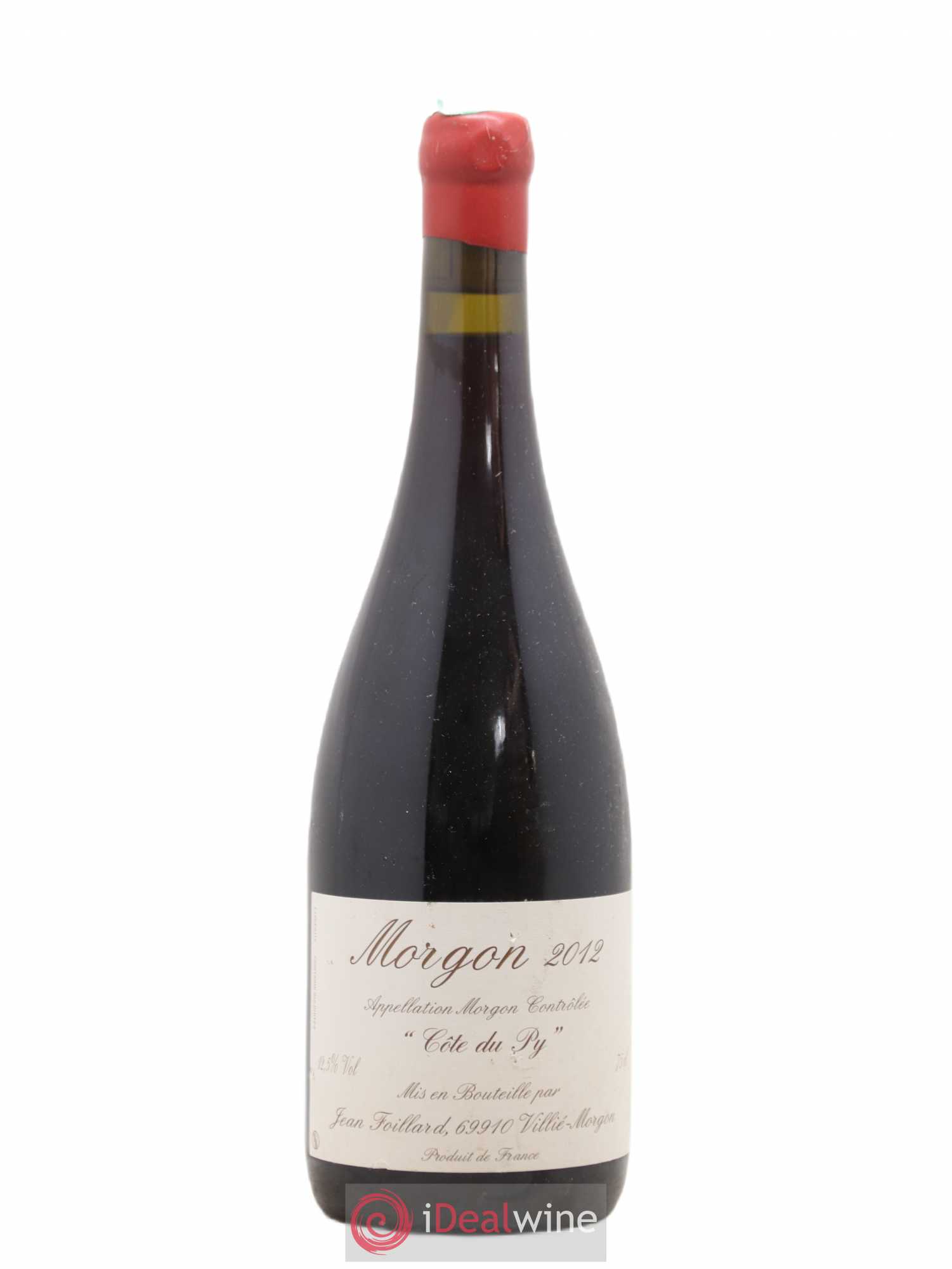 Morgon Côte du Py Jean Foillard 2012 - Lot de 1 bouteille - 0