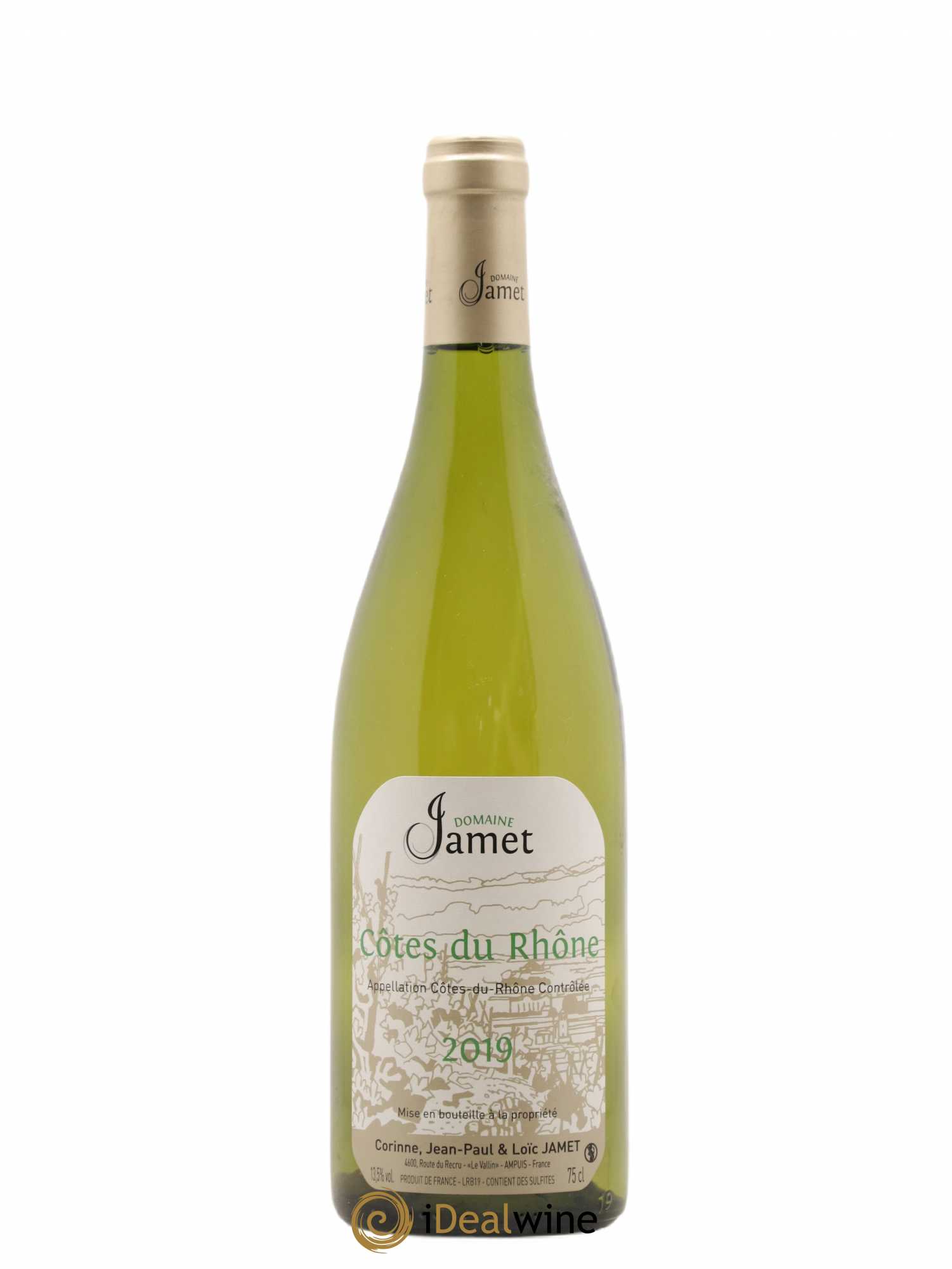 Côtes-du-Rhône Jamet (Domaine) 2019 - Lot de 1 bouteille - 0