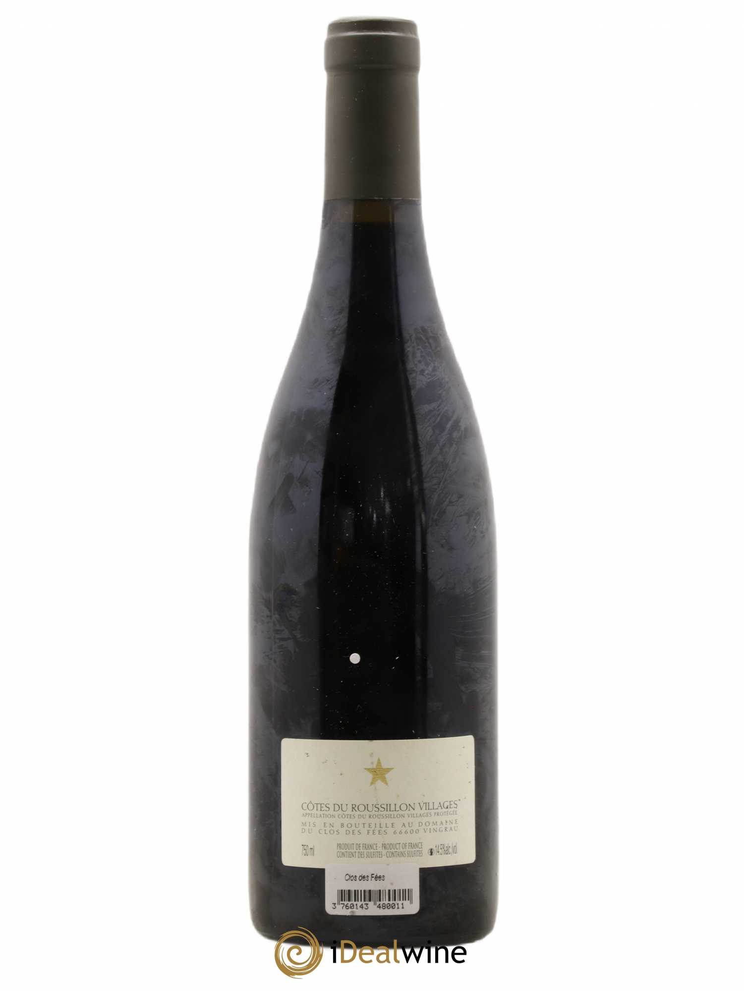Côtes du Roussillon Villages Clos des Fées Hervé Bizeul 2014 - Lot de 1 bouteille - 1
