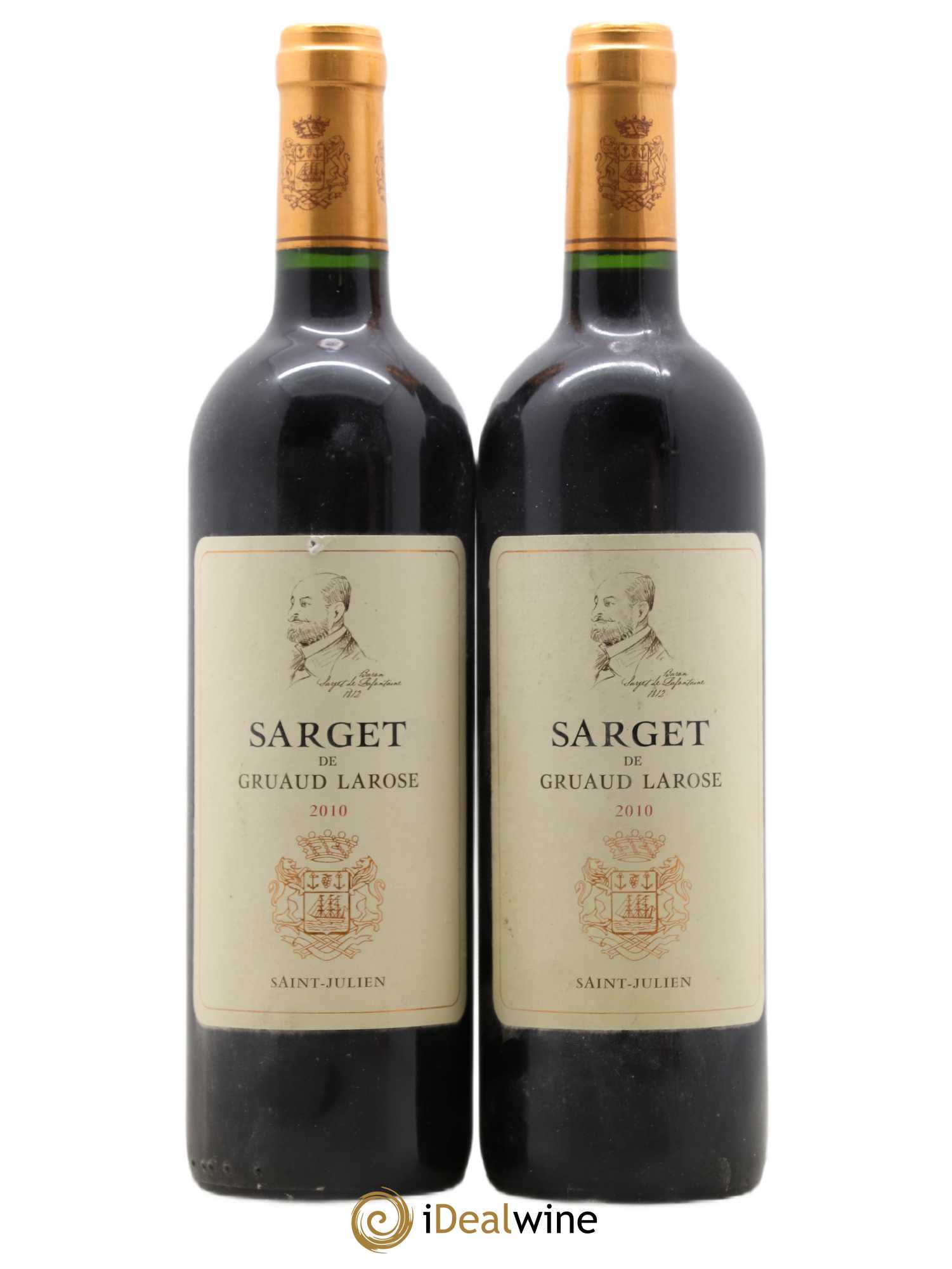 Sarget de Gruaud Larose Second Vin 2010 - Lot de 2 bouteilles - 0