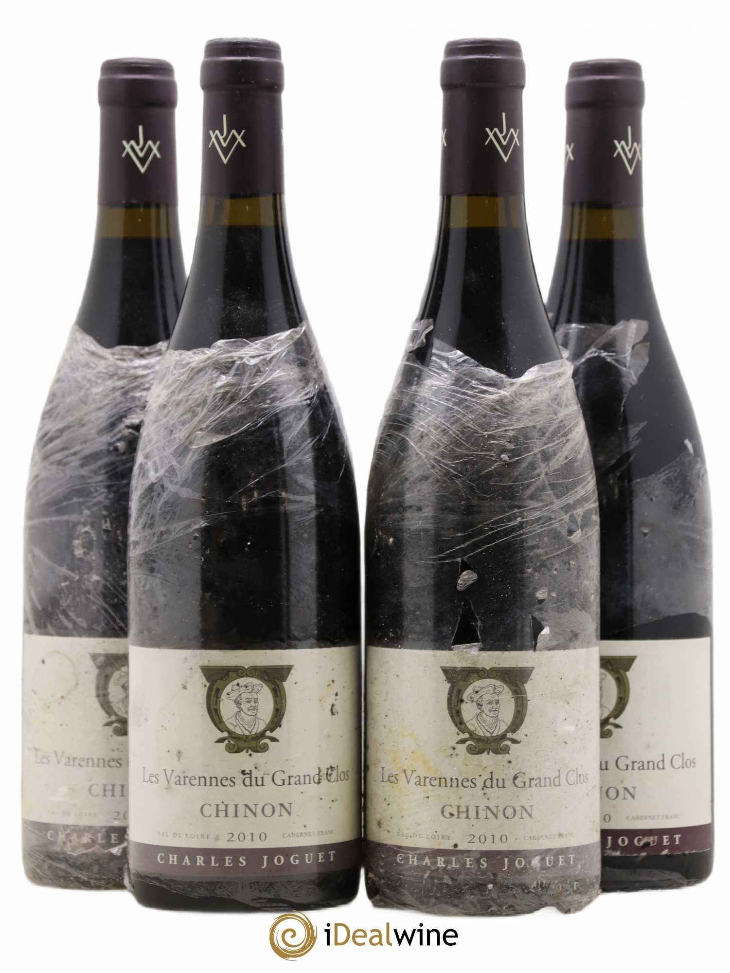 Chinon Les Varennes du Grand Clos Charles Joguet 2010 - Lot de 4 bouteilles - 0