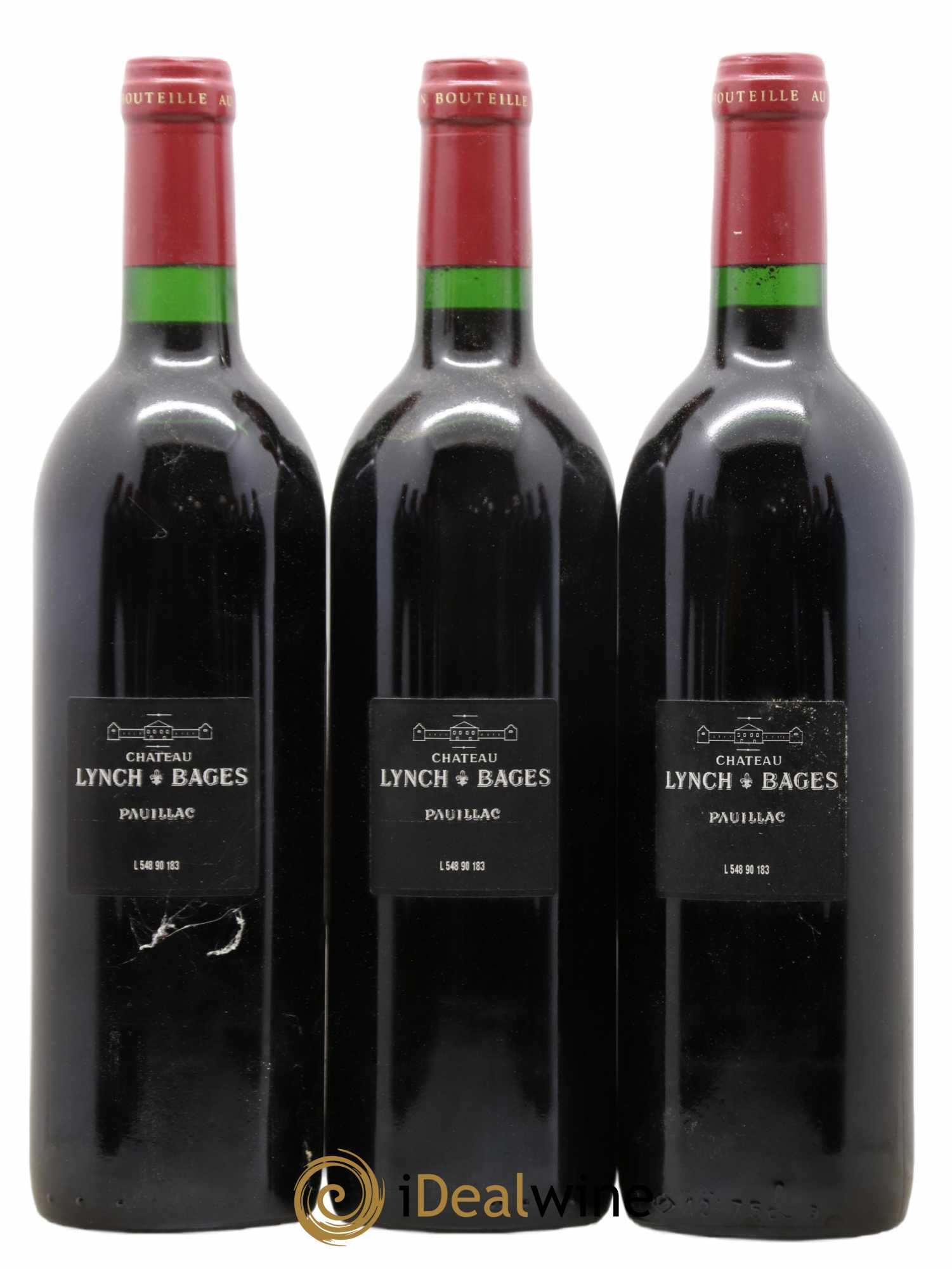 Château Lynch Bages 5ème Grand Cru Classé 1990 - Lot de 12 bouteilles - 2