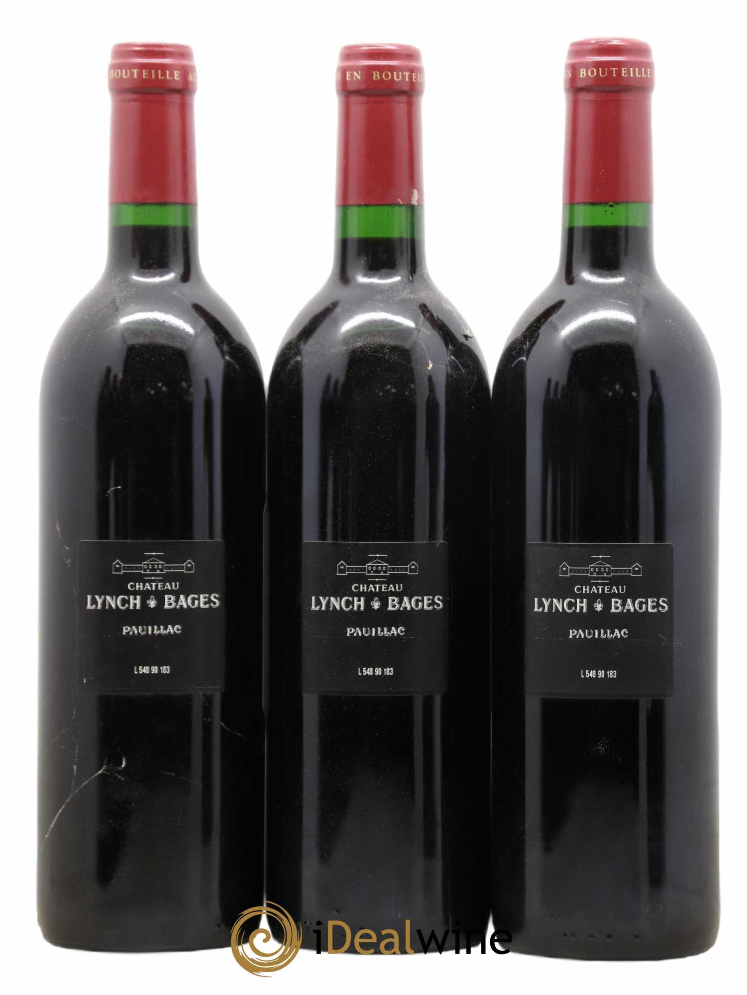 Château Lynch Bages 5ème Grand Cru Classé 1990 - Lot de 12 bouteilles - 4