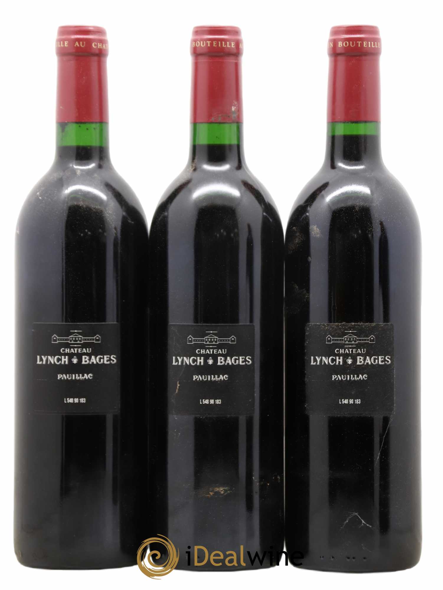 Château Lynch Bages 5ème Grand Cru Classé 1990 - Lot de 12 bouteilles - 6