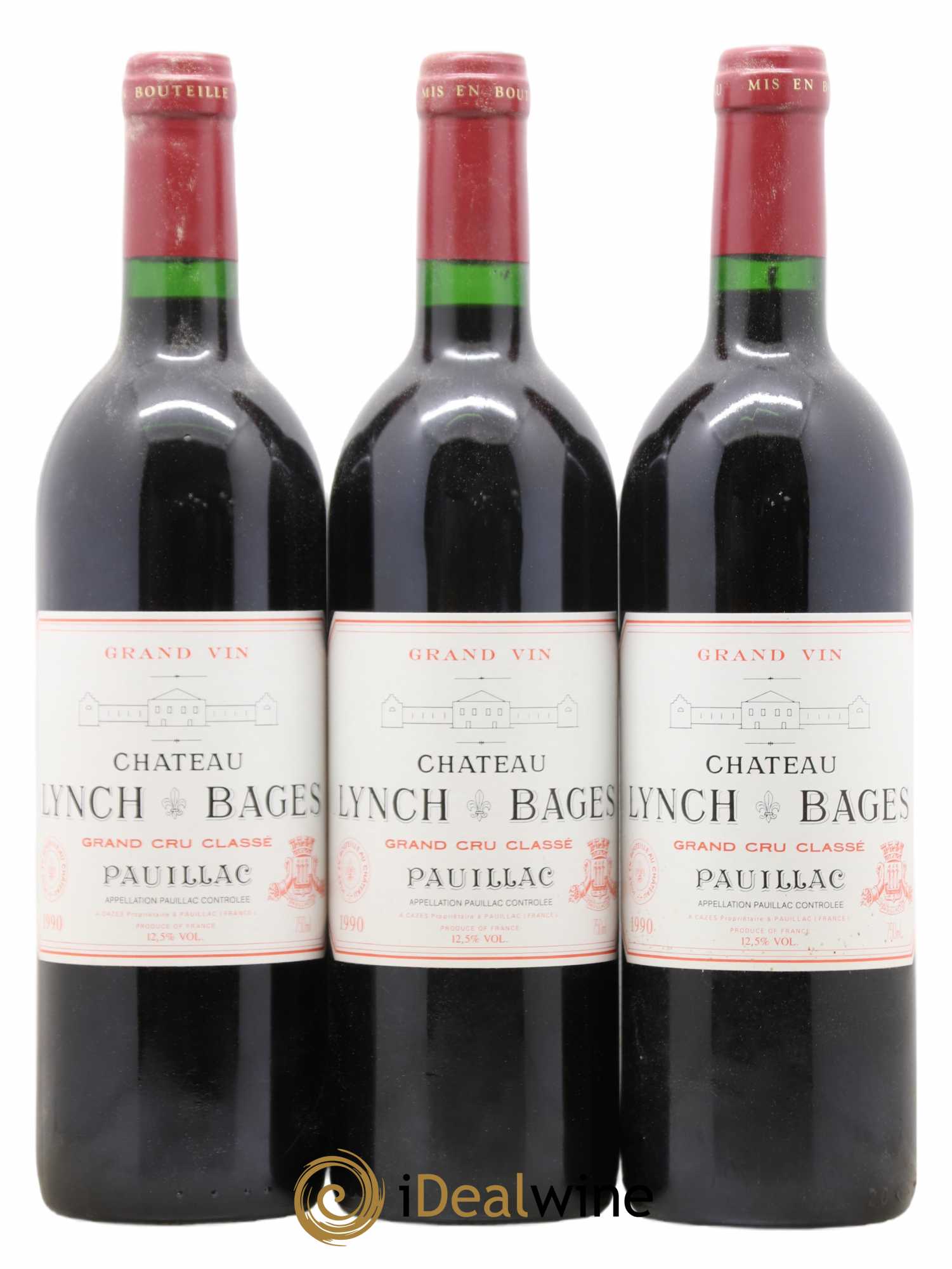 Château Lynch Bages 5ème Grand Cru Classé 1990 - Lot de 12 bouteilles - 7