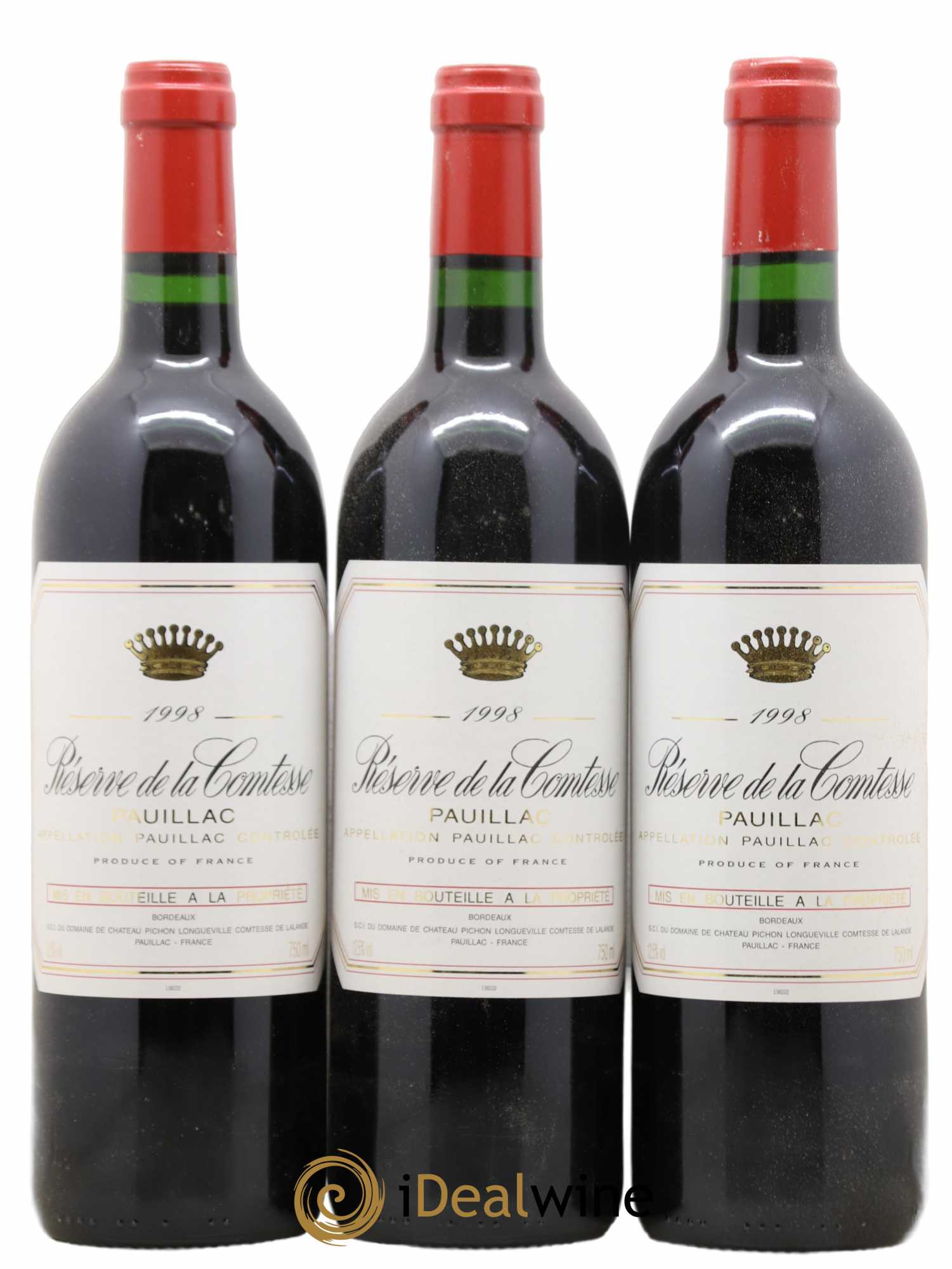 Réserve de la Comtesse Second Vin 1998 - Lot de 12 bouteilles - 1