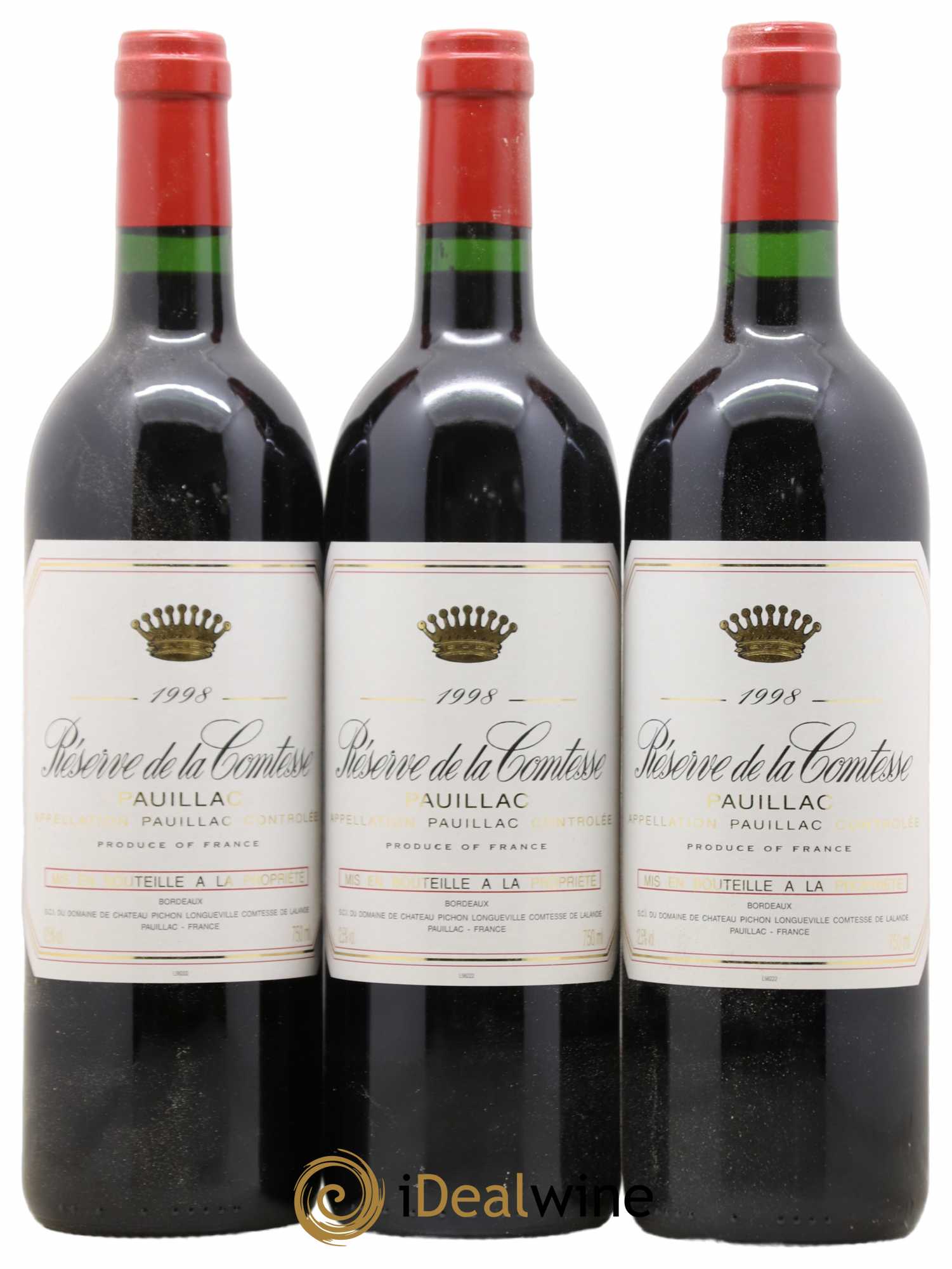 Réserve de la Comtesse Second Vin 1998 - Lot de 12 bouteilles - 3