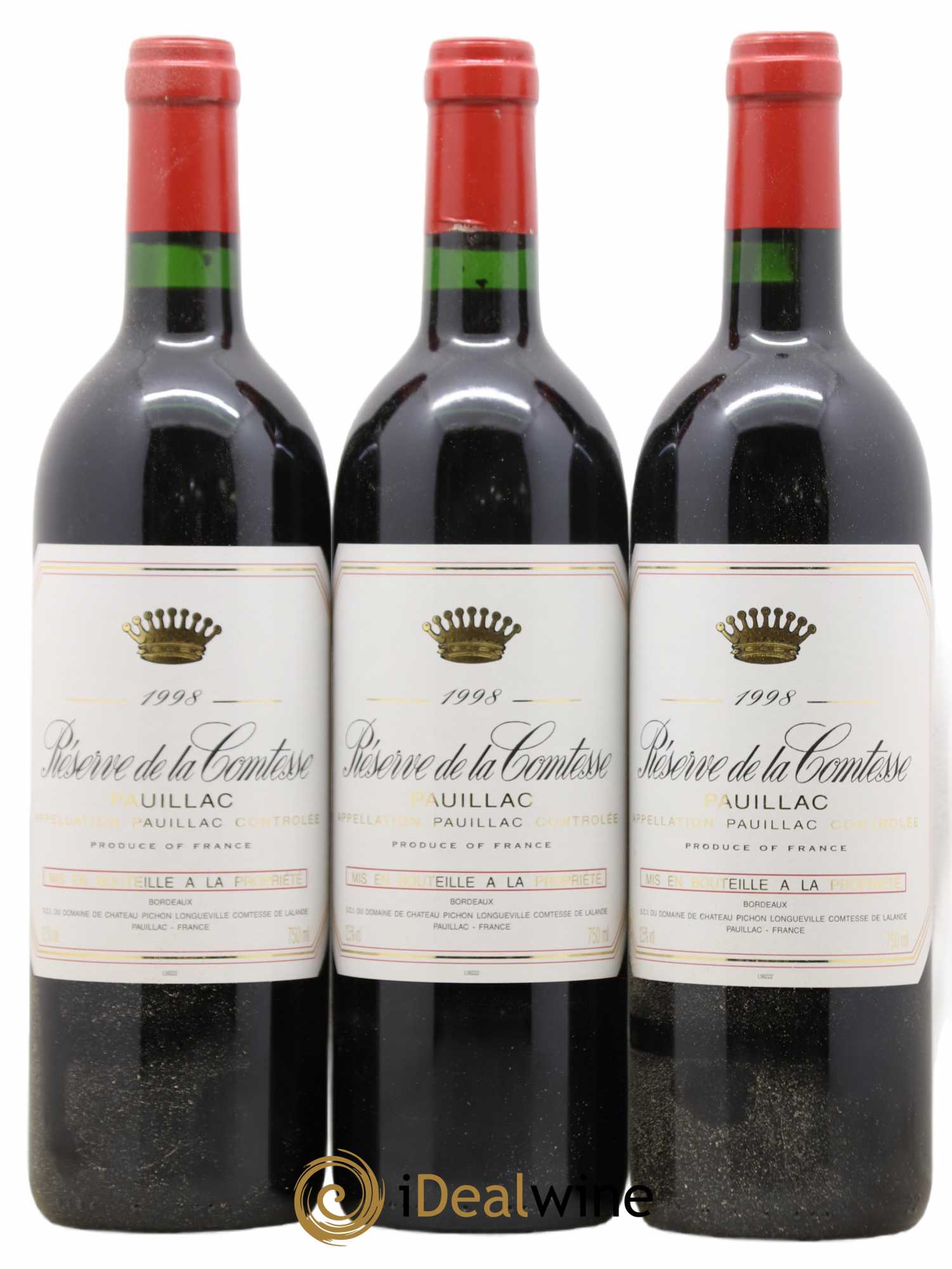 Réserve de la Comtesse Second Vin 1998 - Lot de 12 bouteilles - 4