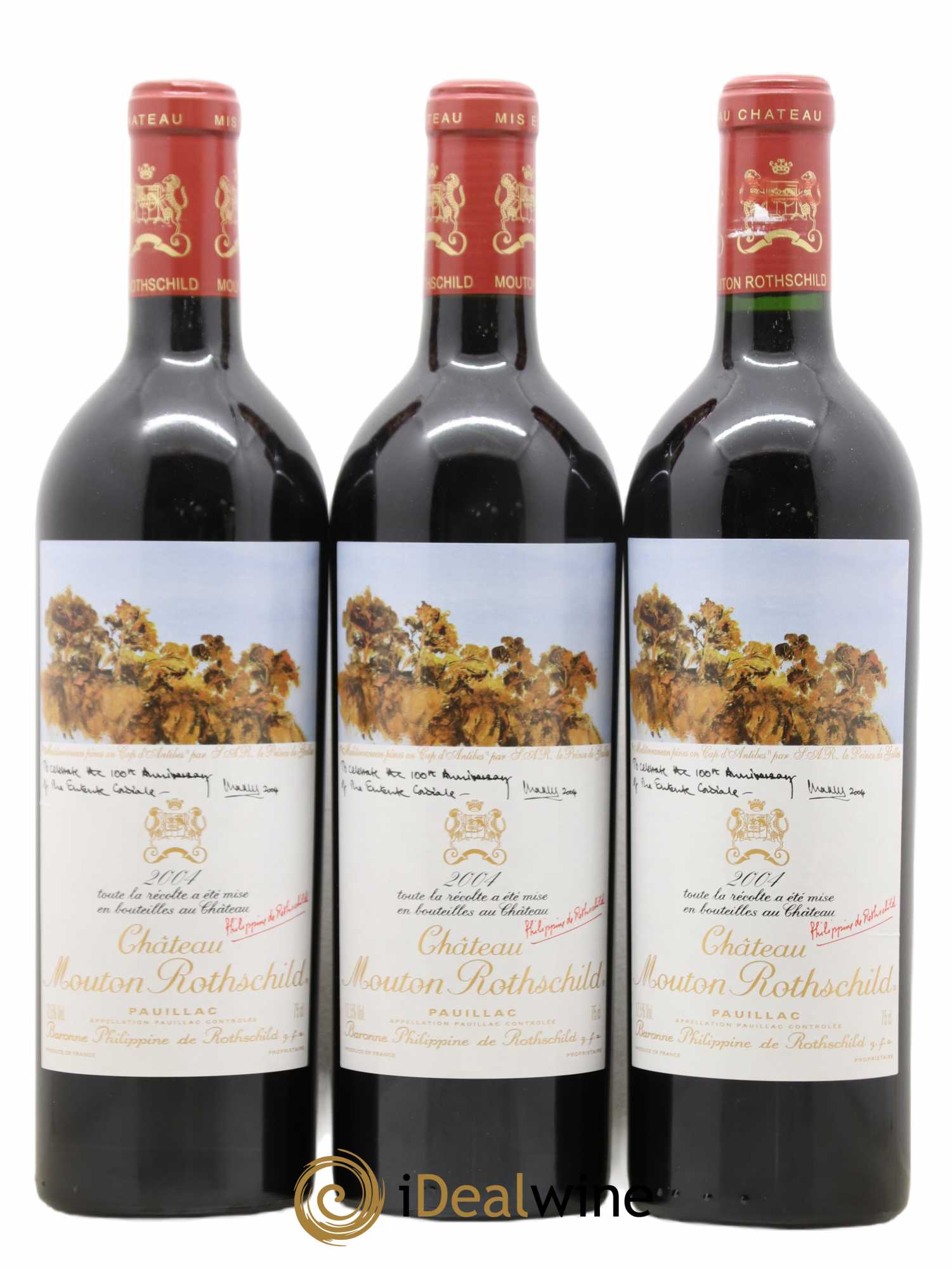 Château Mouton Rothschild 1er Grand Cru Classé 2004 - Lot de 6 bouteilles - 3