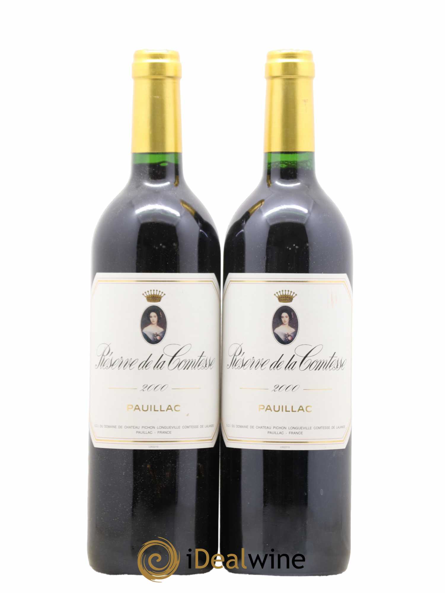 Réserve de la Comtesse Second Vin 2000 - Lot de 2 bouteilles - 0