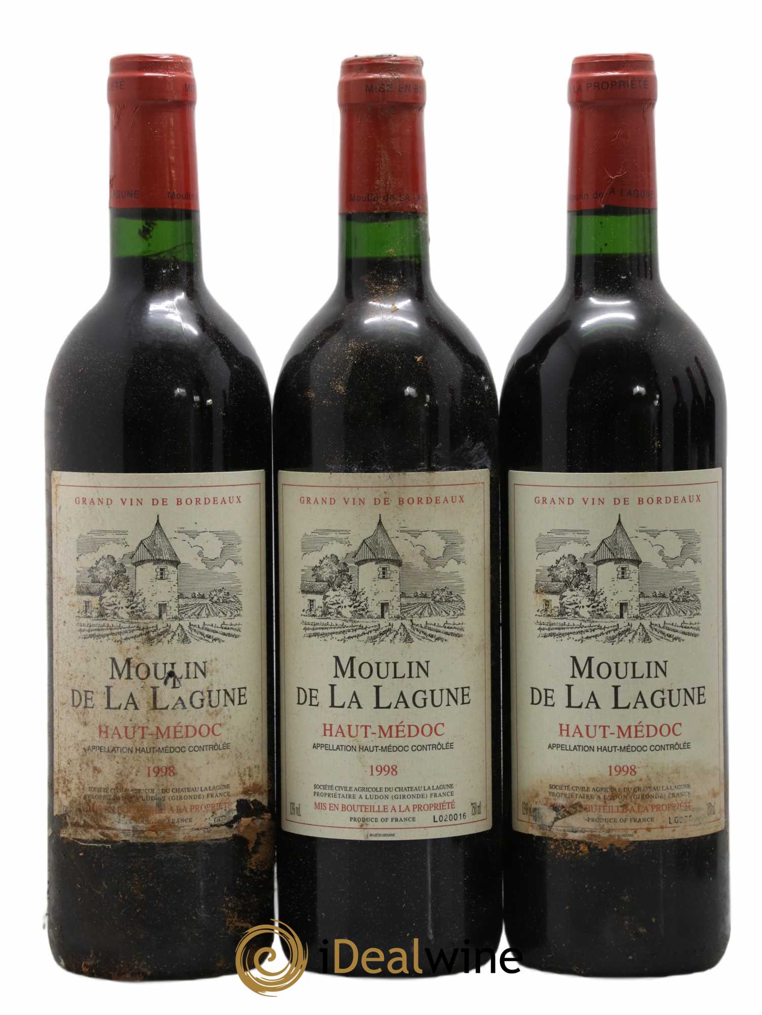 Moulin de La Lagune Second Vin 1998 - Lot de 6 bouteilles - 1