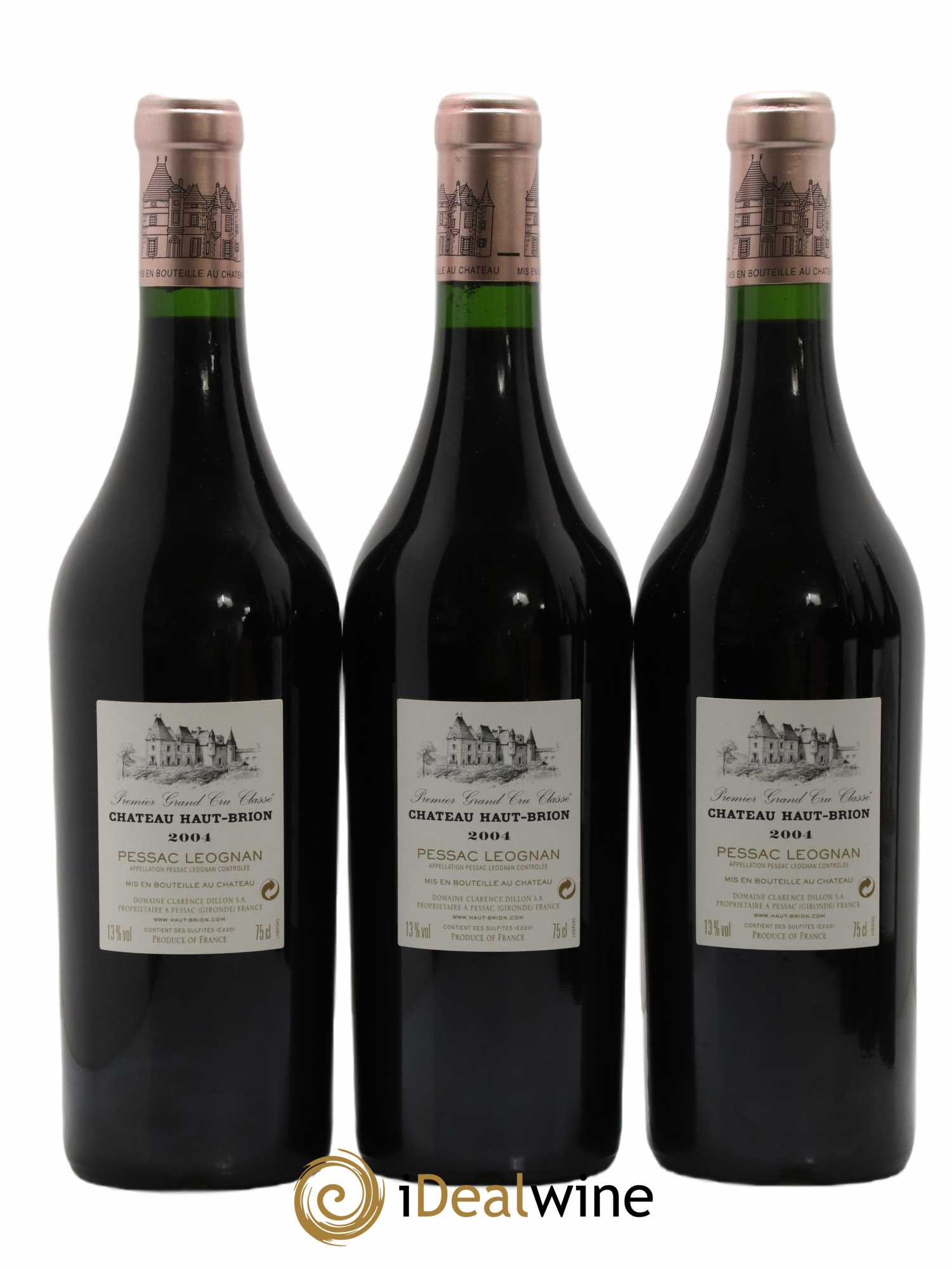 Château Haut Brion 1er Grand Cru Classé 2004 - Lot de 6 bouteilles - 2