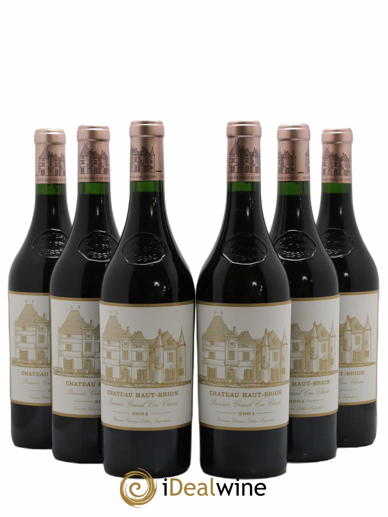 Château Haut Brion 1er Grand Cru Classé 2004 - Lot de 6 bouteilles - 0