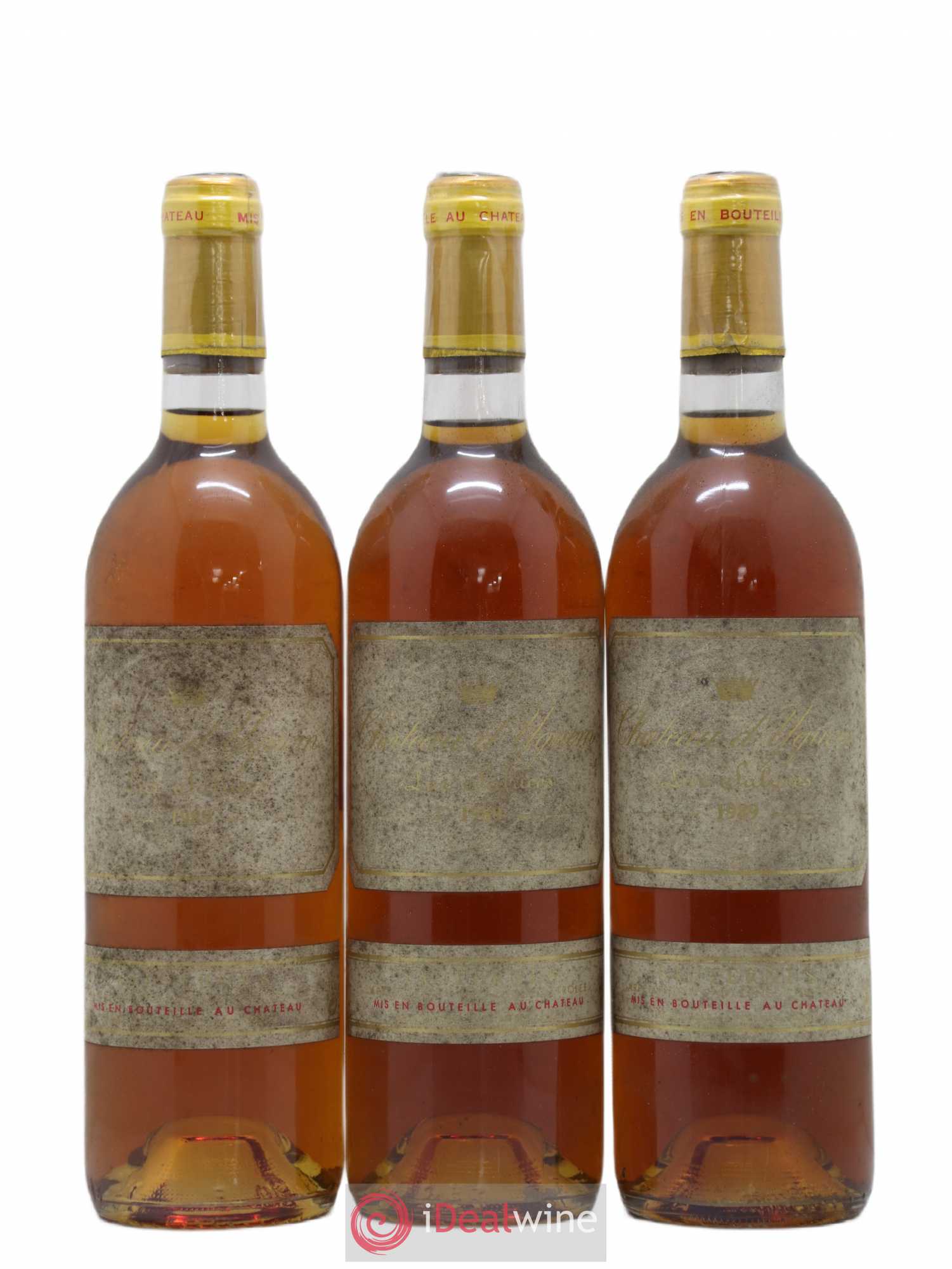 Château d' Yquem 1er Cru Classé Supérieur 1989 - Lotto di 3 bottiglie - 0