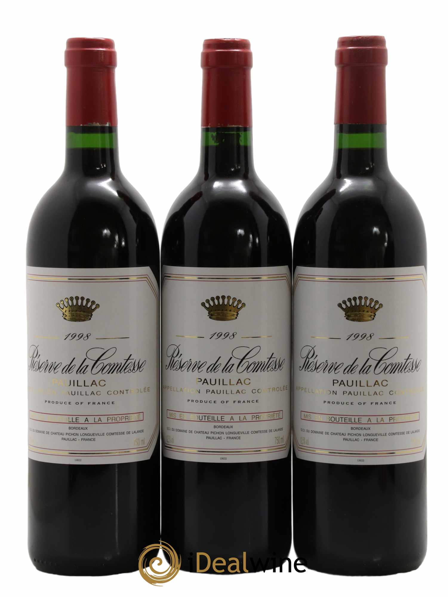 Réserve de la Comtesse Second Vin 1998 - Lot de 12 bouteilles - 3