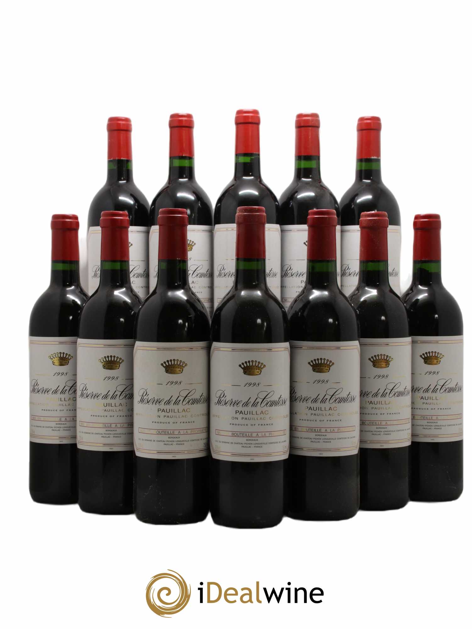 Réserve de la Comtesse Second Vin 1998 - Lot de 12 bouteilles - 0