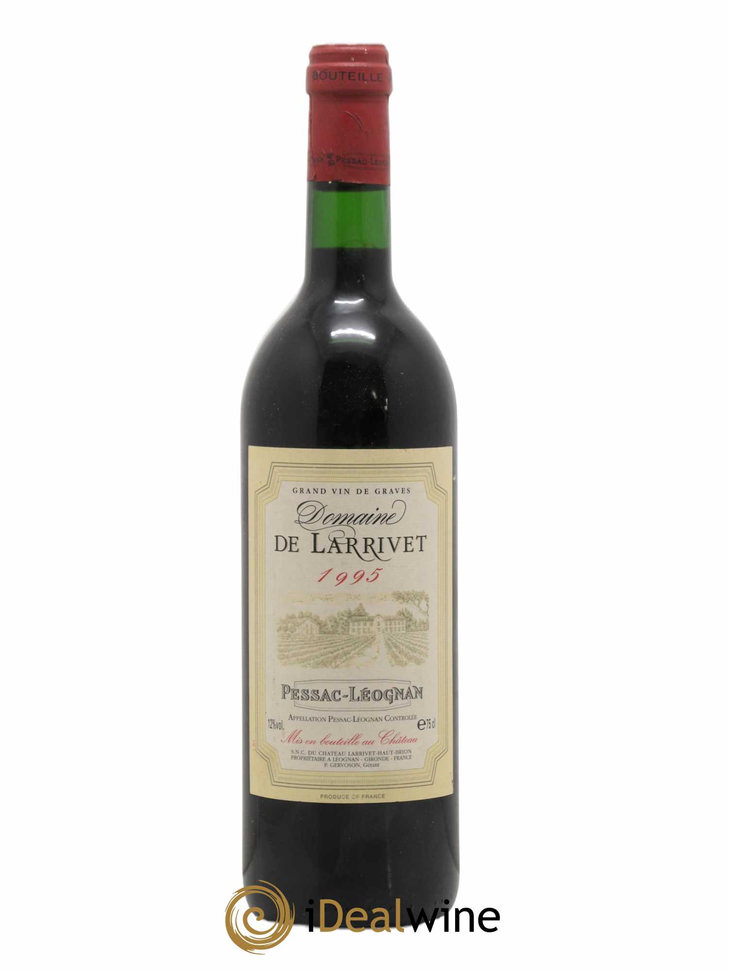Pessac-Léognan Domaine de Larrivet 1995 - Lot de 1 bouteille - 0