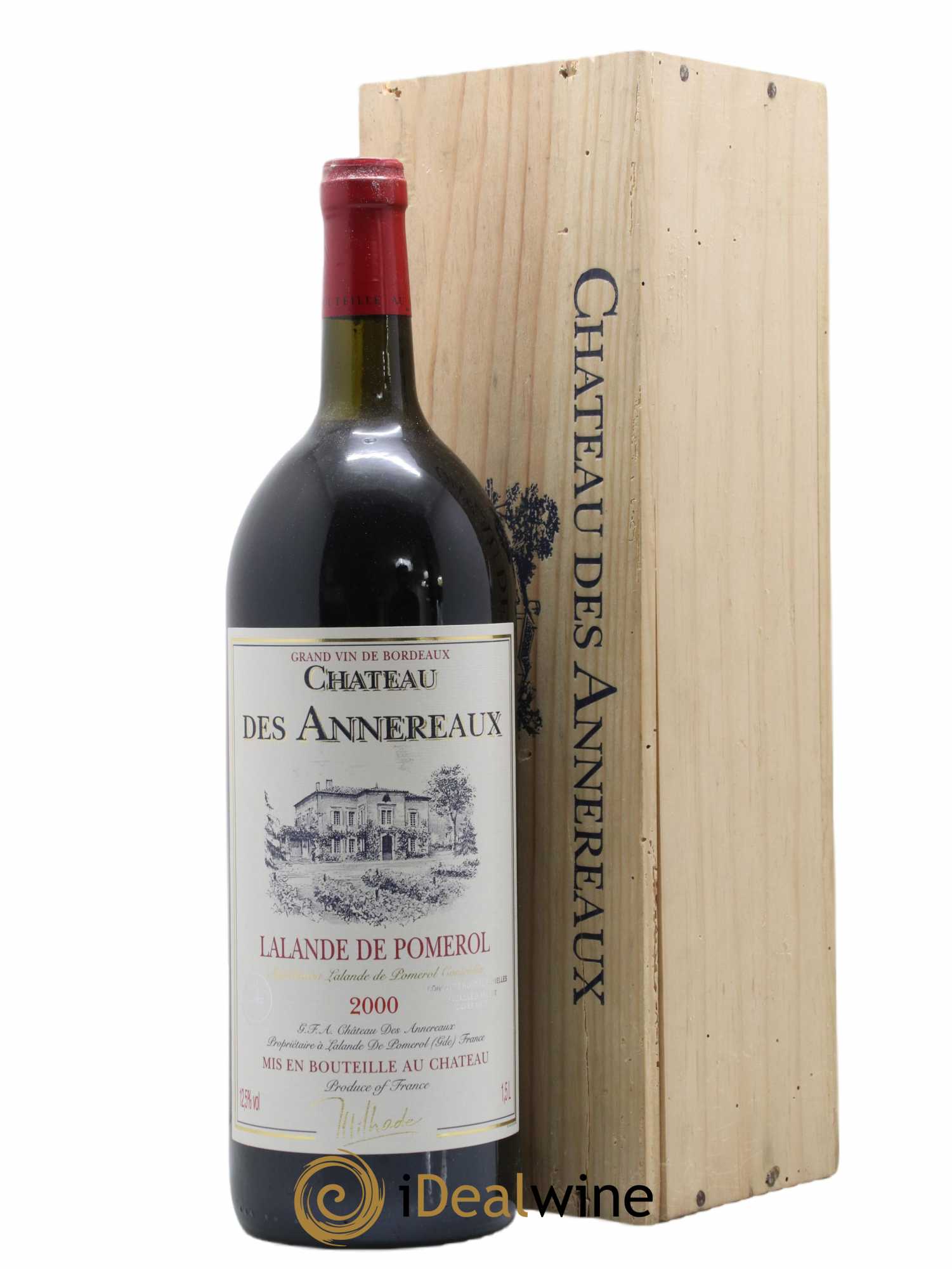 Château Annereaux 2000 - Lot de 1 magnum - 0