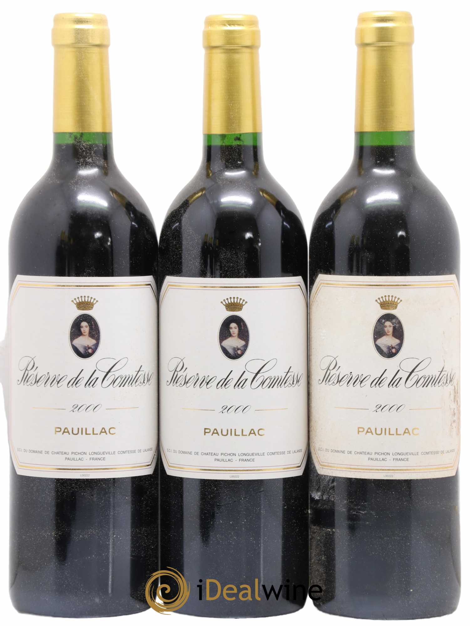Réserve de la Comtesse Second Vin 2000 - Lot de 12 bouteilles - 3