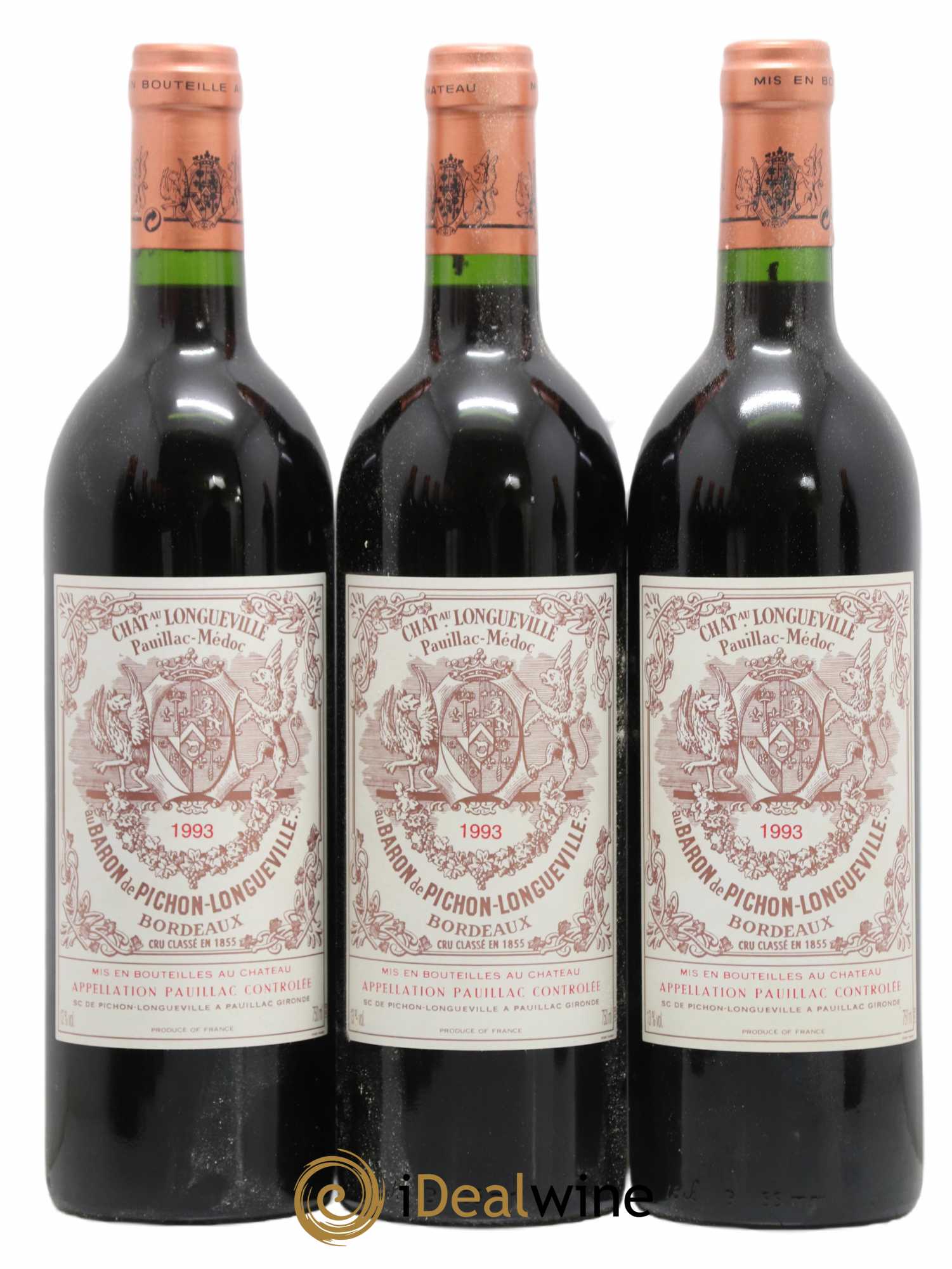 Pichon Longueville Baron 2ème Grand Cru Classé 1993 - Lot de 12 bouteilles - 2