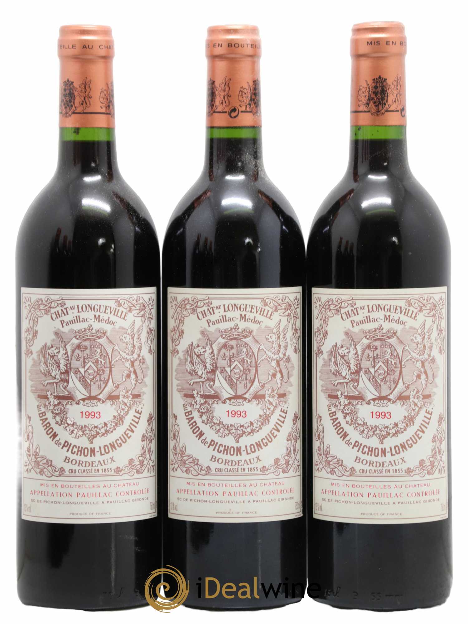 Pichon Longueville Baron 2ème Grand Cru Classé 1993 - Lot de 12 bouteilles - 3