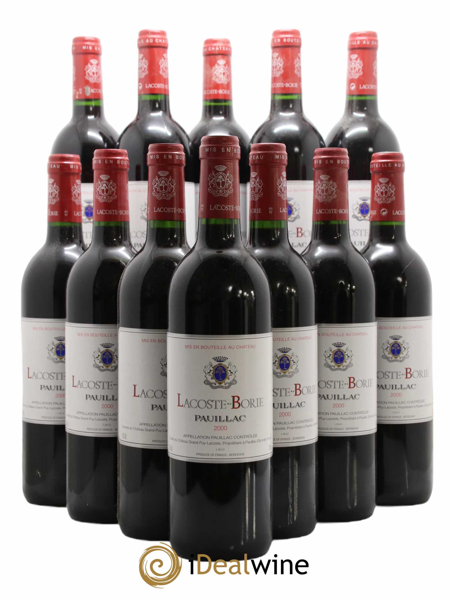 Lacoste Borie 2000 - Lot de 12 bouteilles - 0