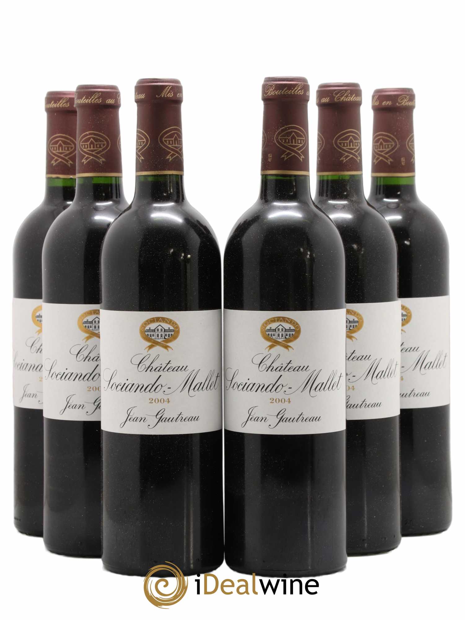 Château Sociando Mallet 2004 - Lot de 6 bouteilles - 0