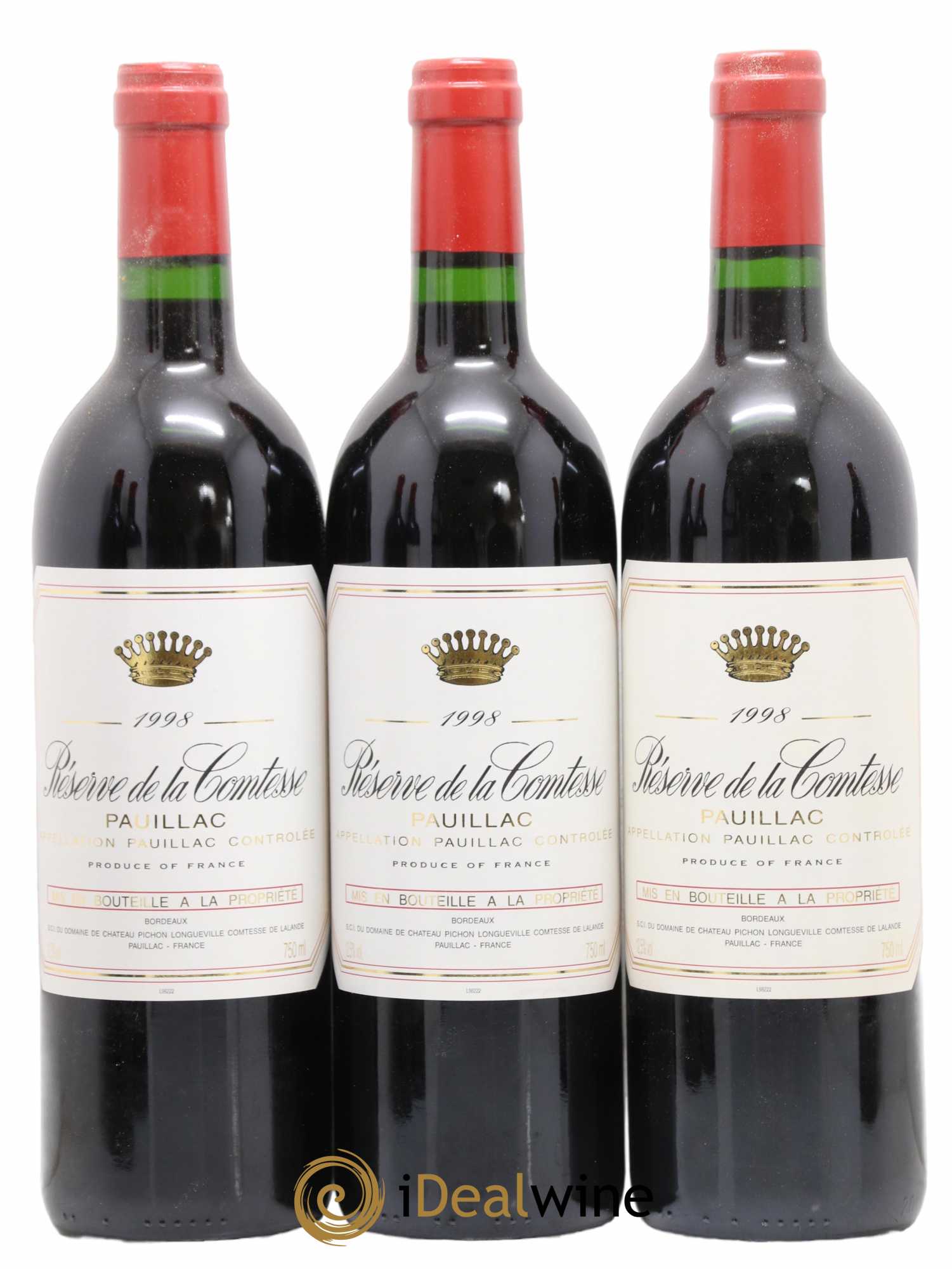 Réserve de la Comtesse Second Vin 1998 - Lot de 12 bouteilles - 3