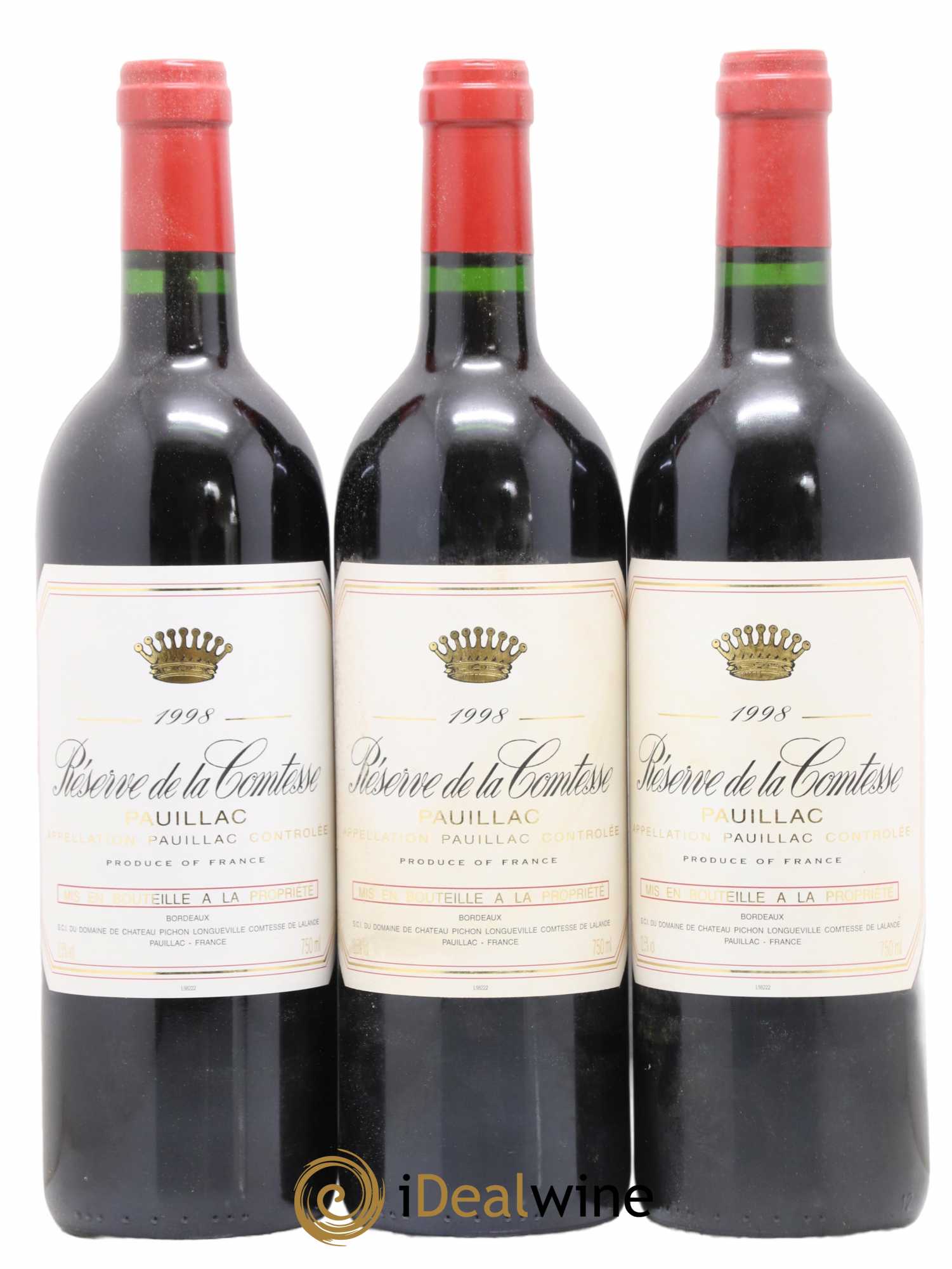 Réserve de la Comtesse Second Vin 1998 - Lot de 12 bouteilles - 4