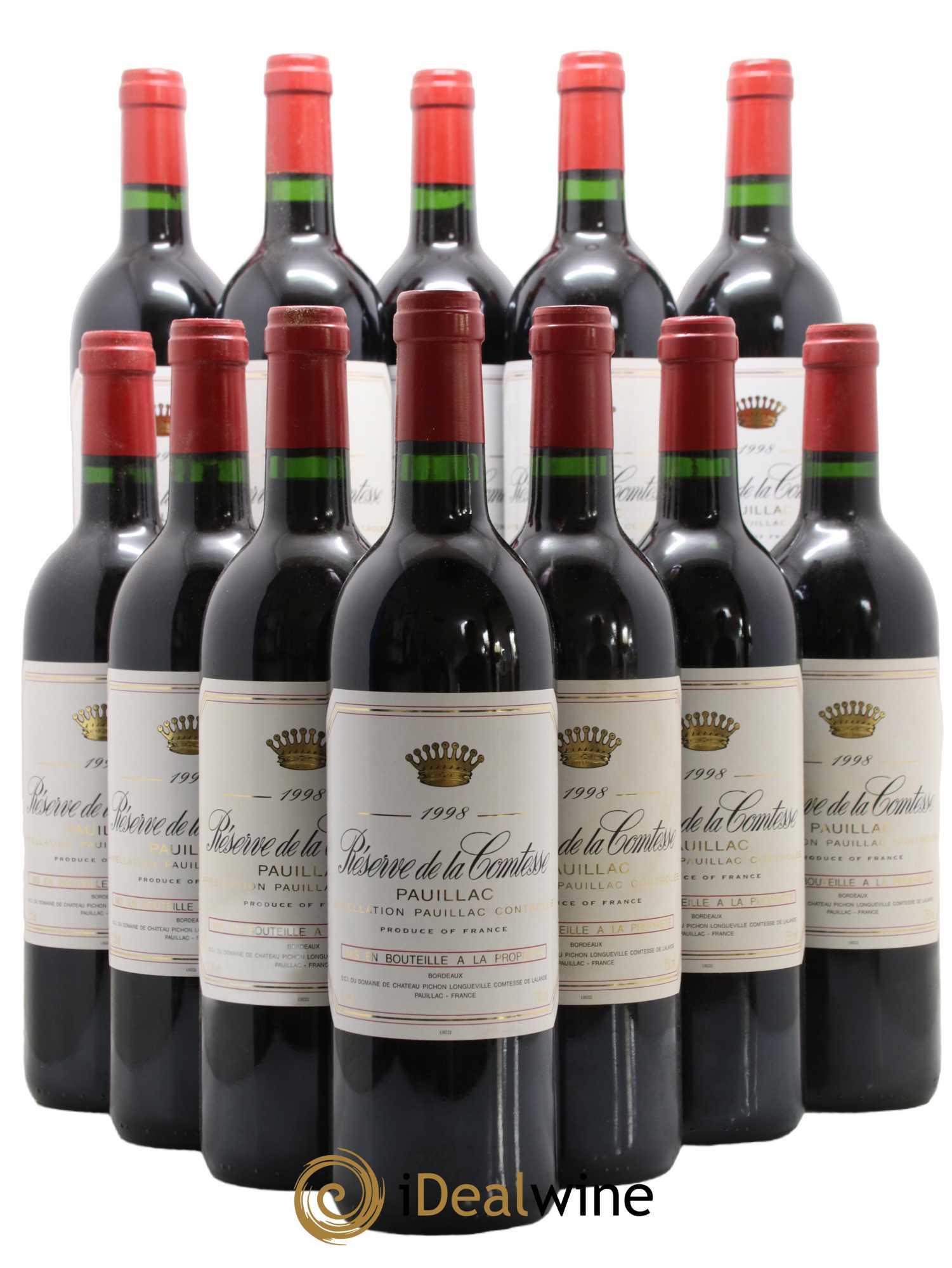 Réserve de la Comtesse Second Vin 1998 - Lot de 12 bouteilles - 0