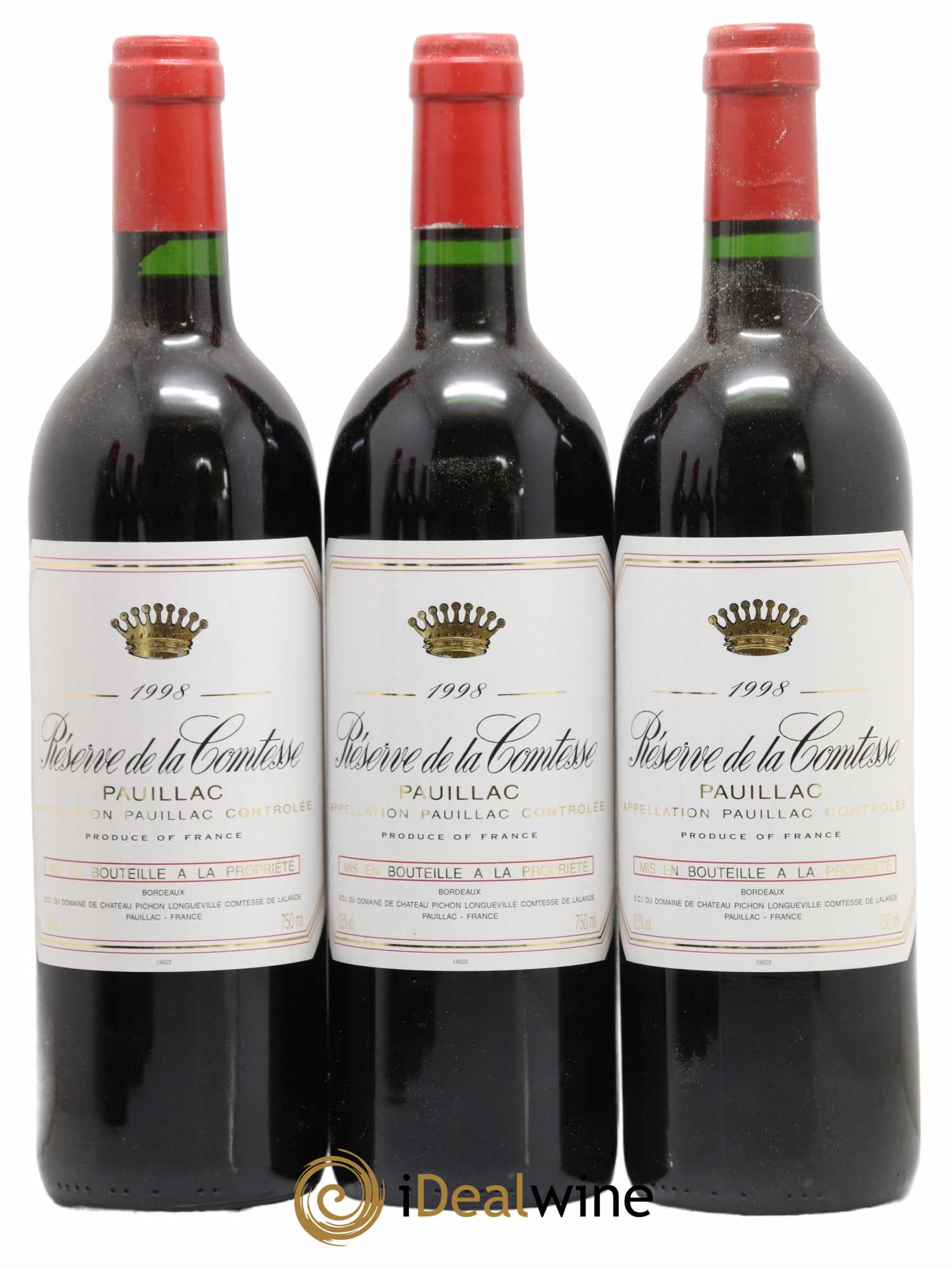 Réserve de la Comtesse Second Vin 1998 - Lot de 12 bouteilles - 3
