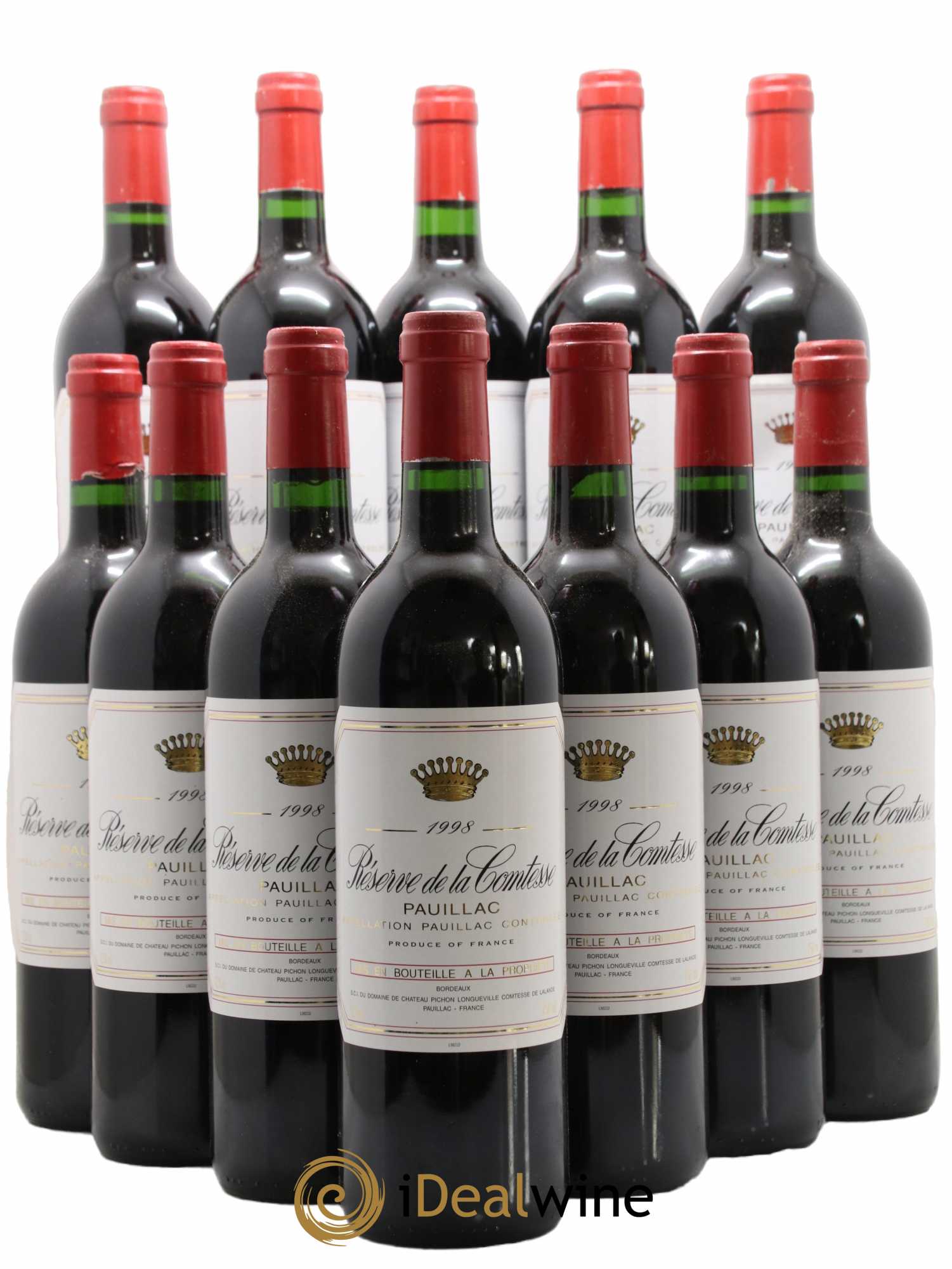 Réserve de la Comtesse Second Vin 1998 - Lot de 12 bouteilles - 0