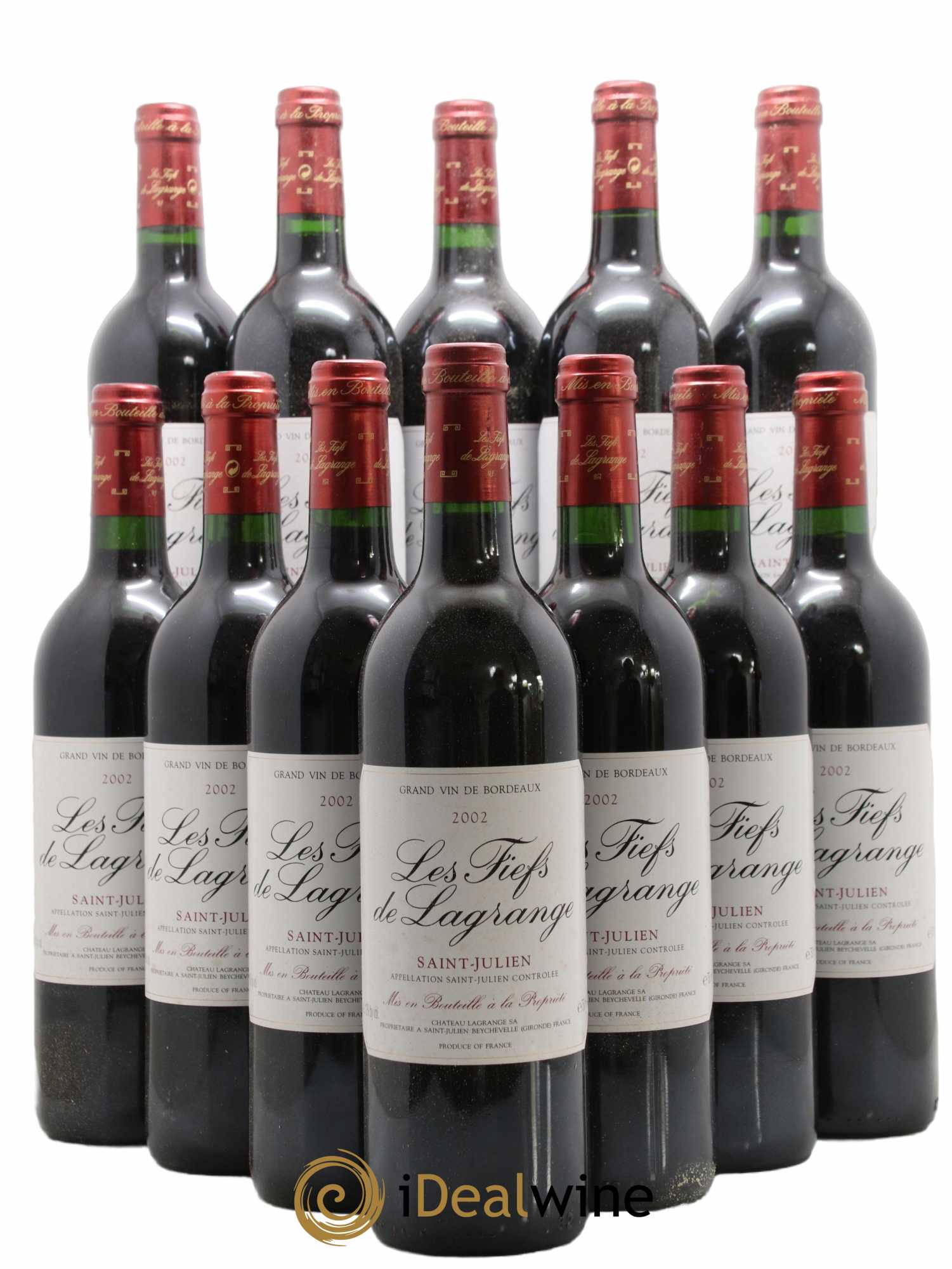 Les Fiefs de Lagrange Second Vin 2002 - Lot de 12 bouteilles - 0