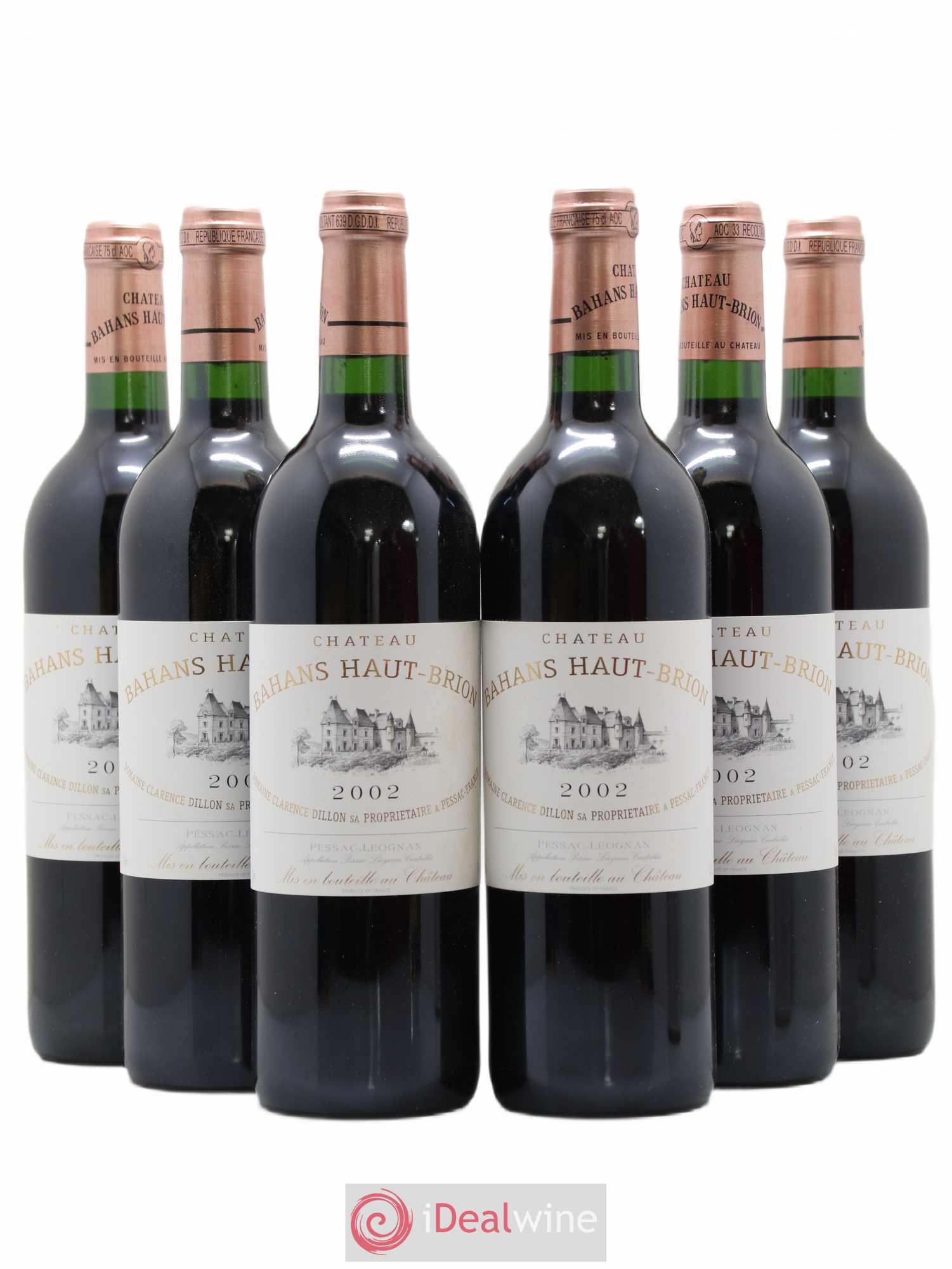 Clarence (Bahans) de Haut-Brion Second Vin 2002 - Lot de 6 bouteilles - 0