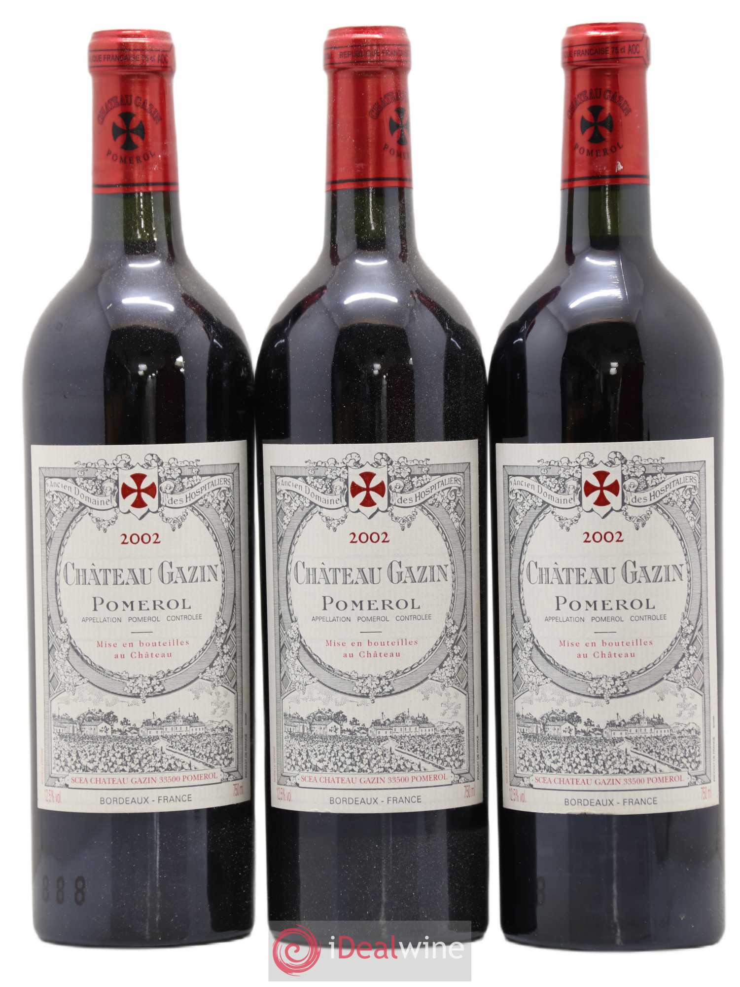 Château Gazin 2002 - Lot de 6 bouteilles - 1