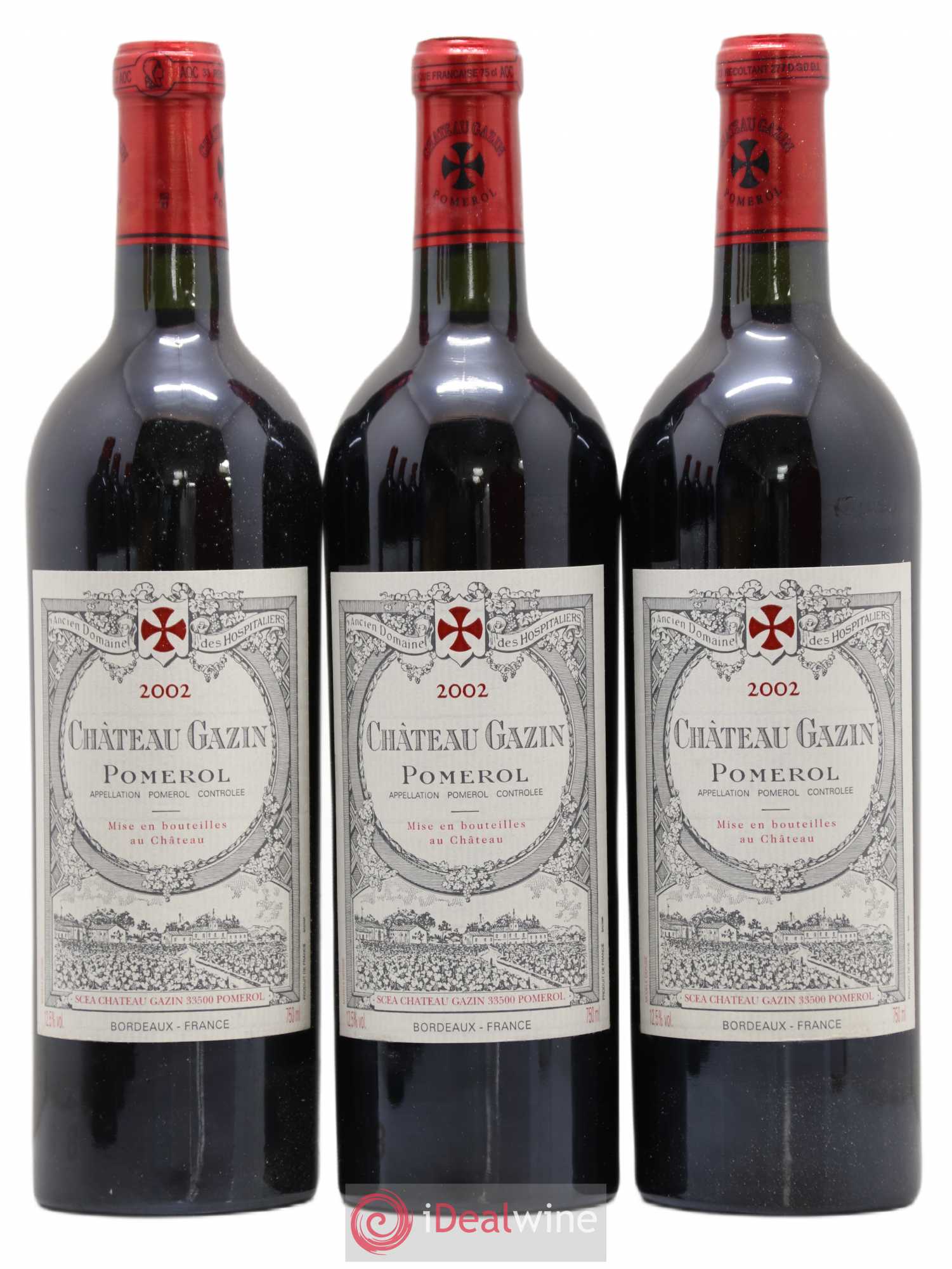 Château Gazin 2002 - Lot de 6 bouteilles - 2