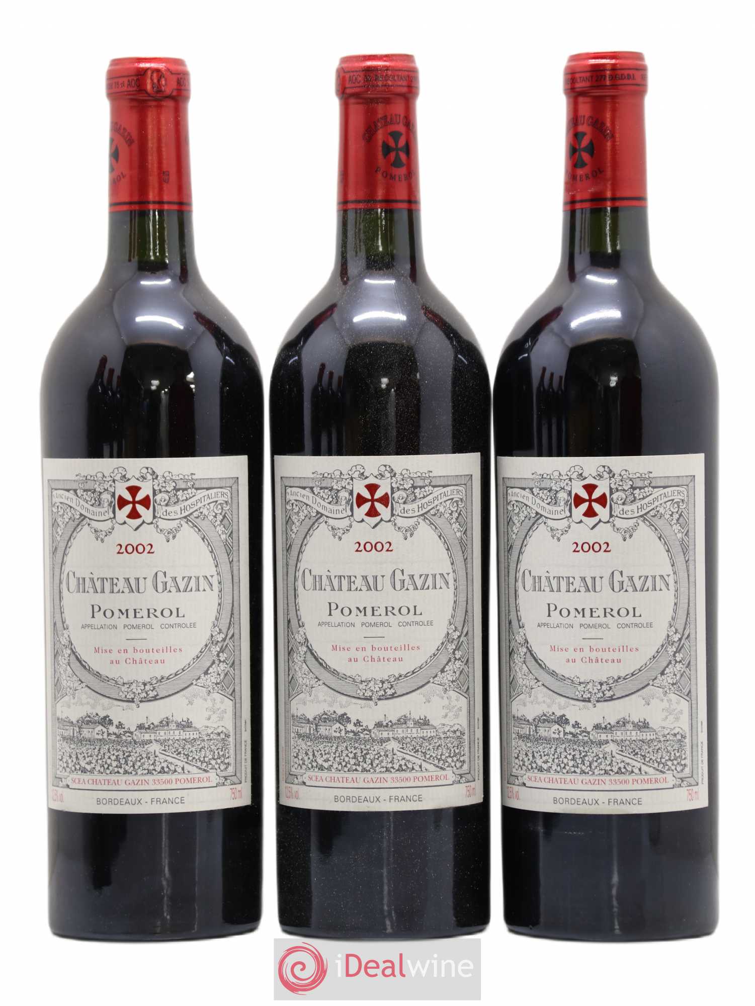 Château Gazin 2002 - Lot de 6 bouteilles - 1