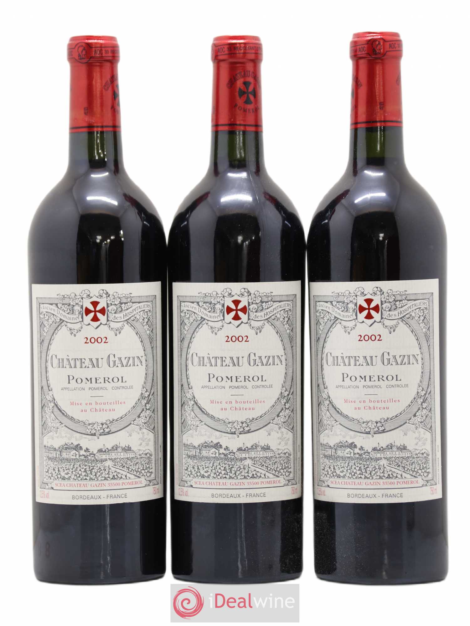 Château Gazin 2002 - Lot de 6 bouteilles - 2