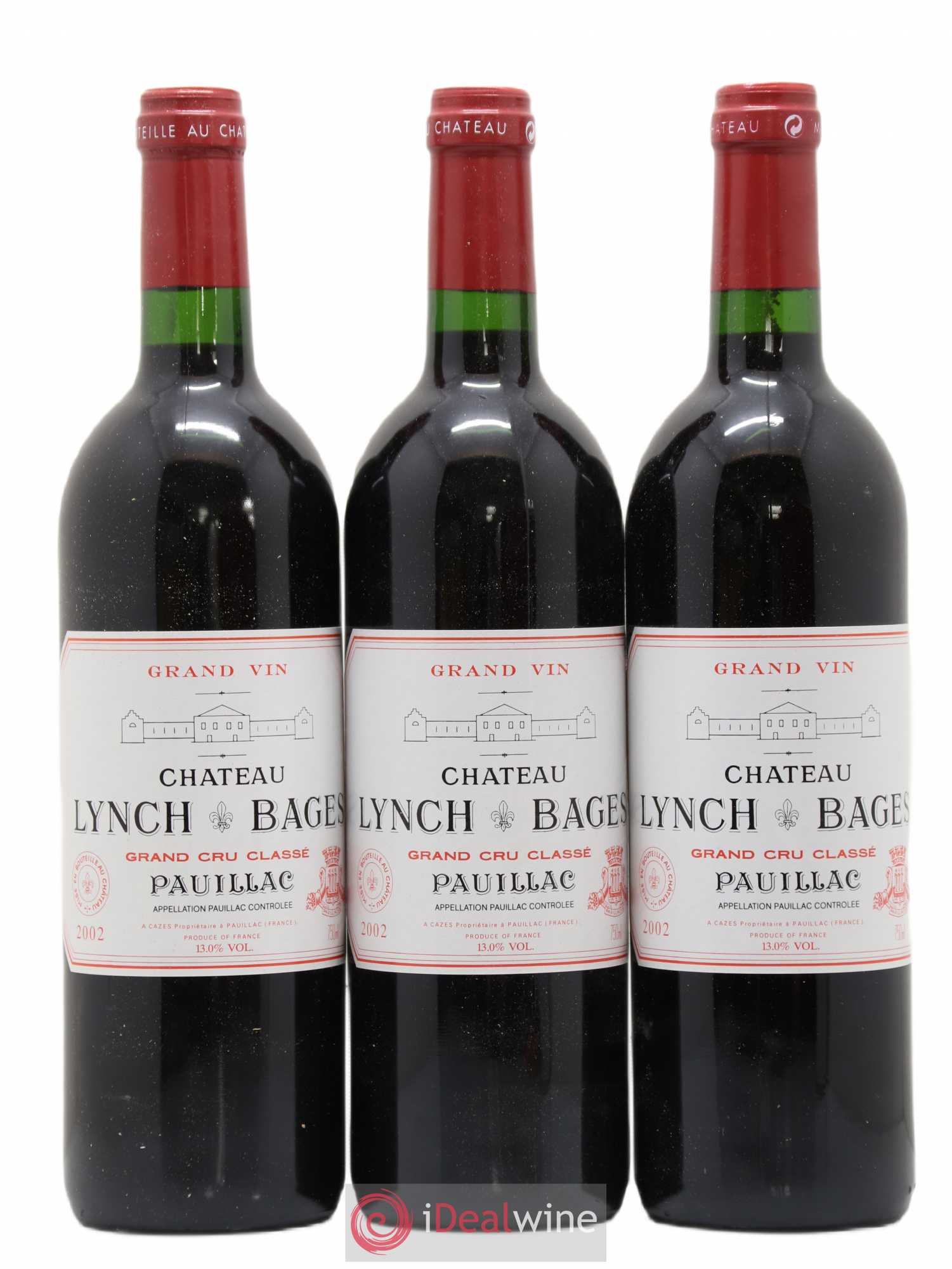 Château Lynch Bages 5ème Grand Cru Classé 2002 - Lot de 12 bouteilles - 2